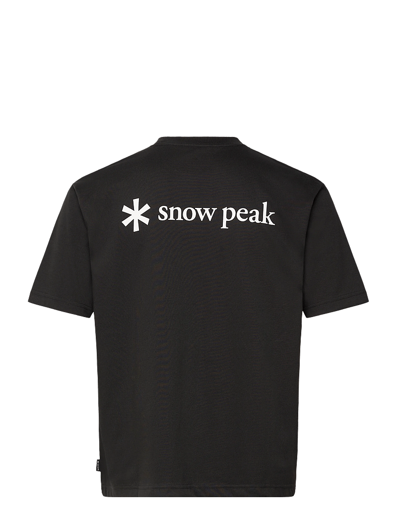 SNOW PEAK - NSD Back Printed Logo T-Shirt - t-shirts - black - 1