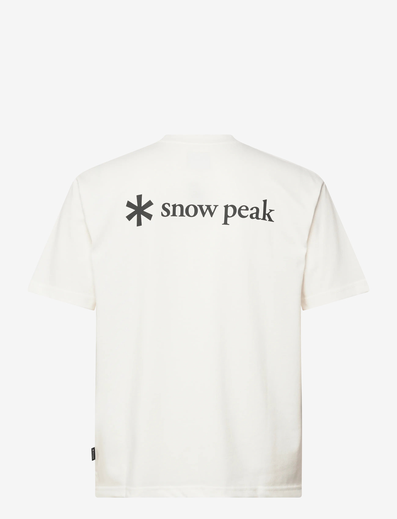 SNOW PEAK - NSD Back Printed Logo T-Shirt - oberteile & t-shirts - off white - 1