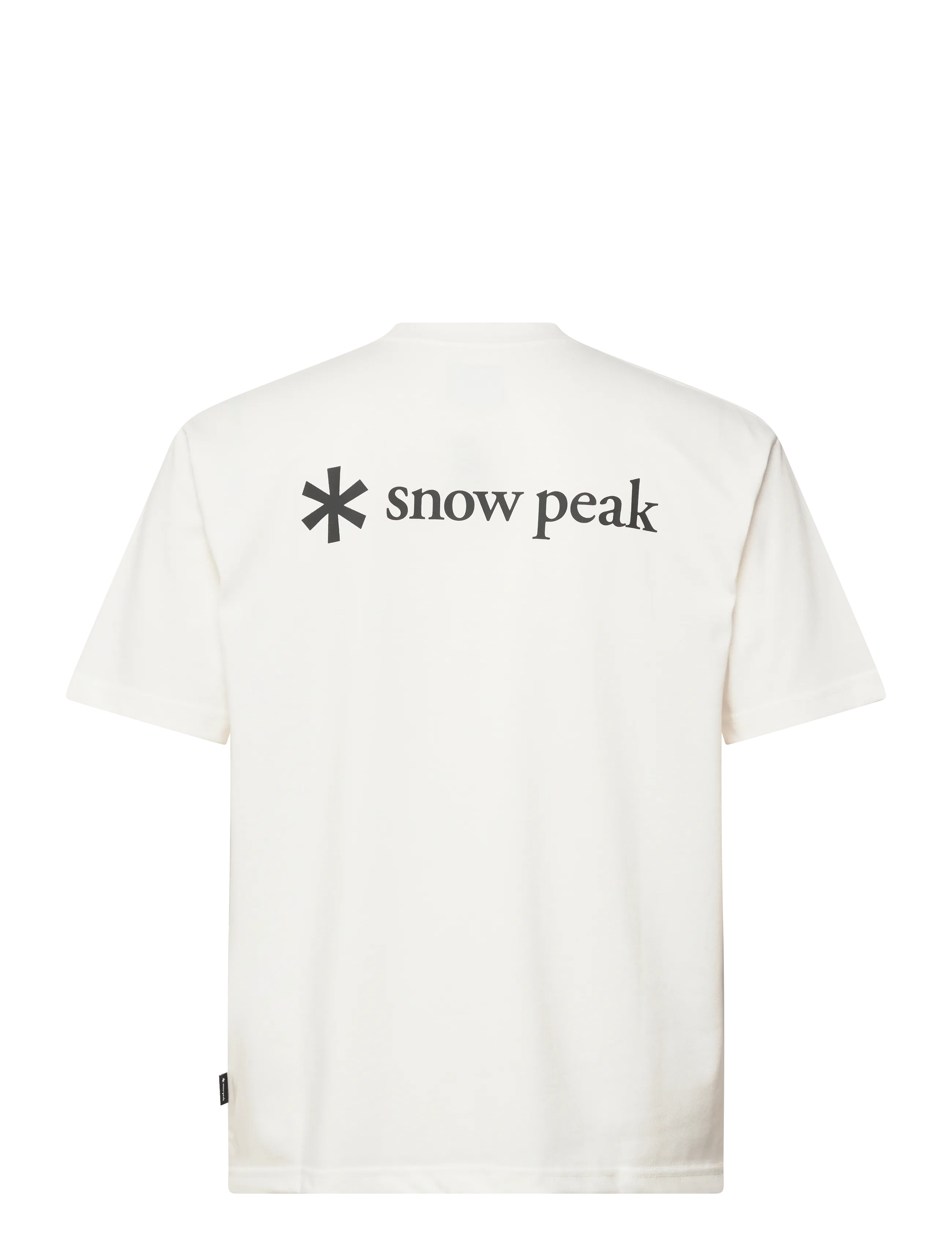 SNOW PEAK - NSD Back Printed Logo T-Shirt - t-shirts - off white - 1