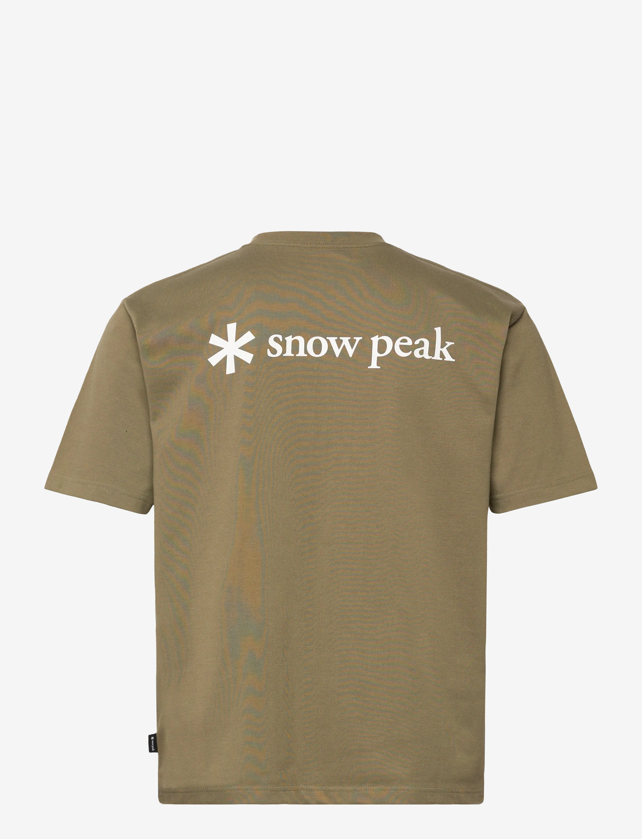 SNOW PEAK - NSD Back Printed Logo T-Shirt - stuttermarbolir - olive - 1