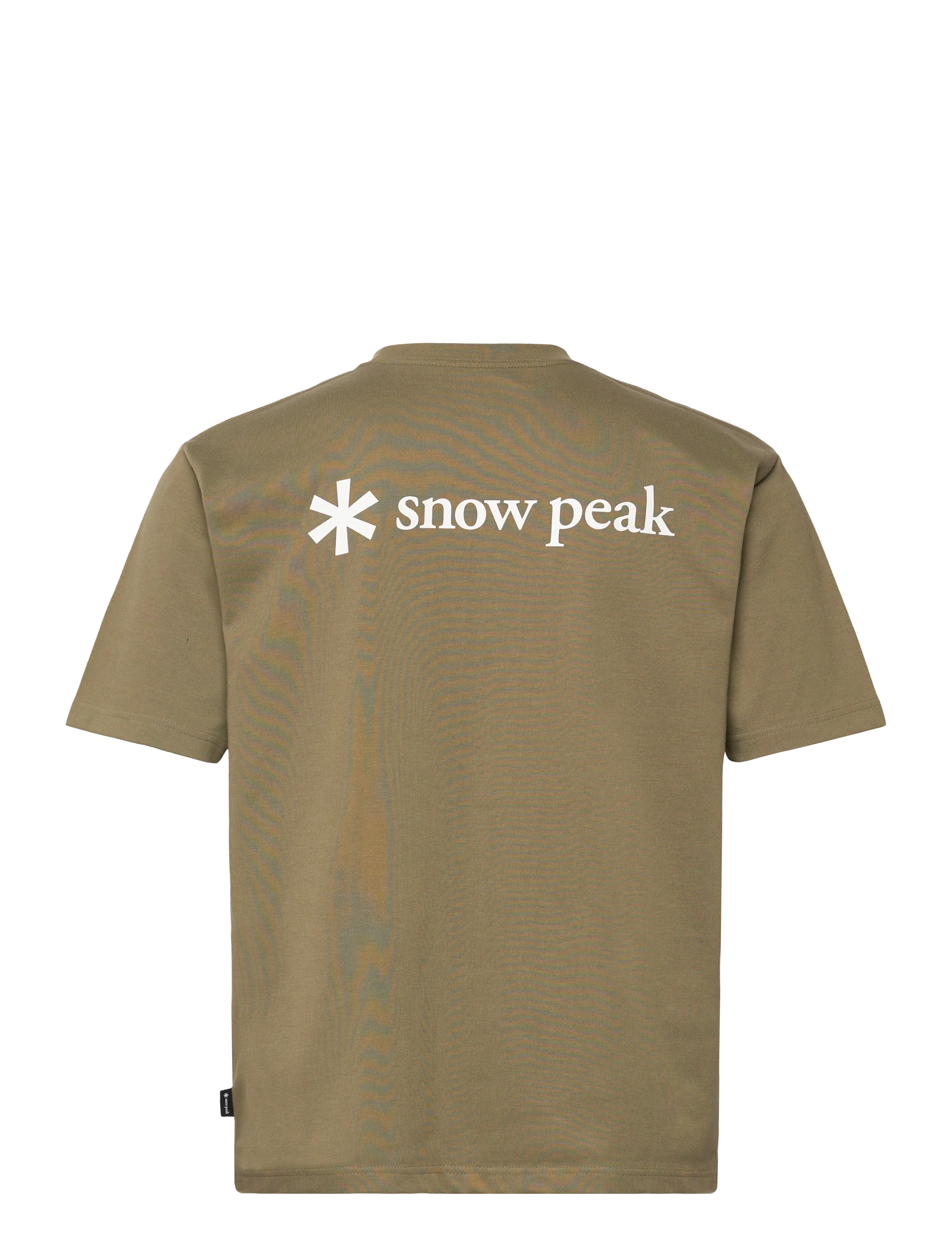 SNOW PEAK - NSD Back Printed Logo T-Shirt - topit & t-paidat - olive - 1
