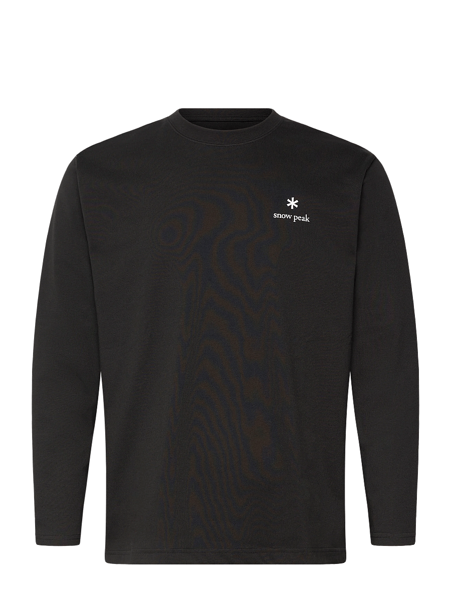 SNOW PEAK - NSD Logo L/S T-Shirt - toppe & t-shirts - black - 0