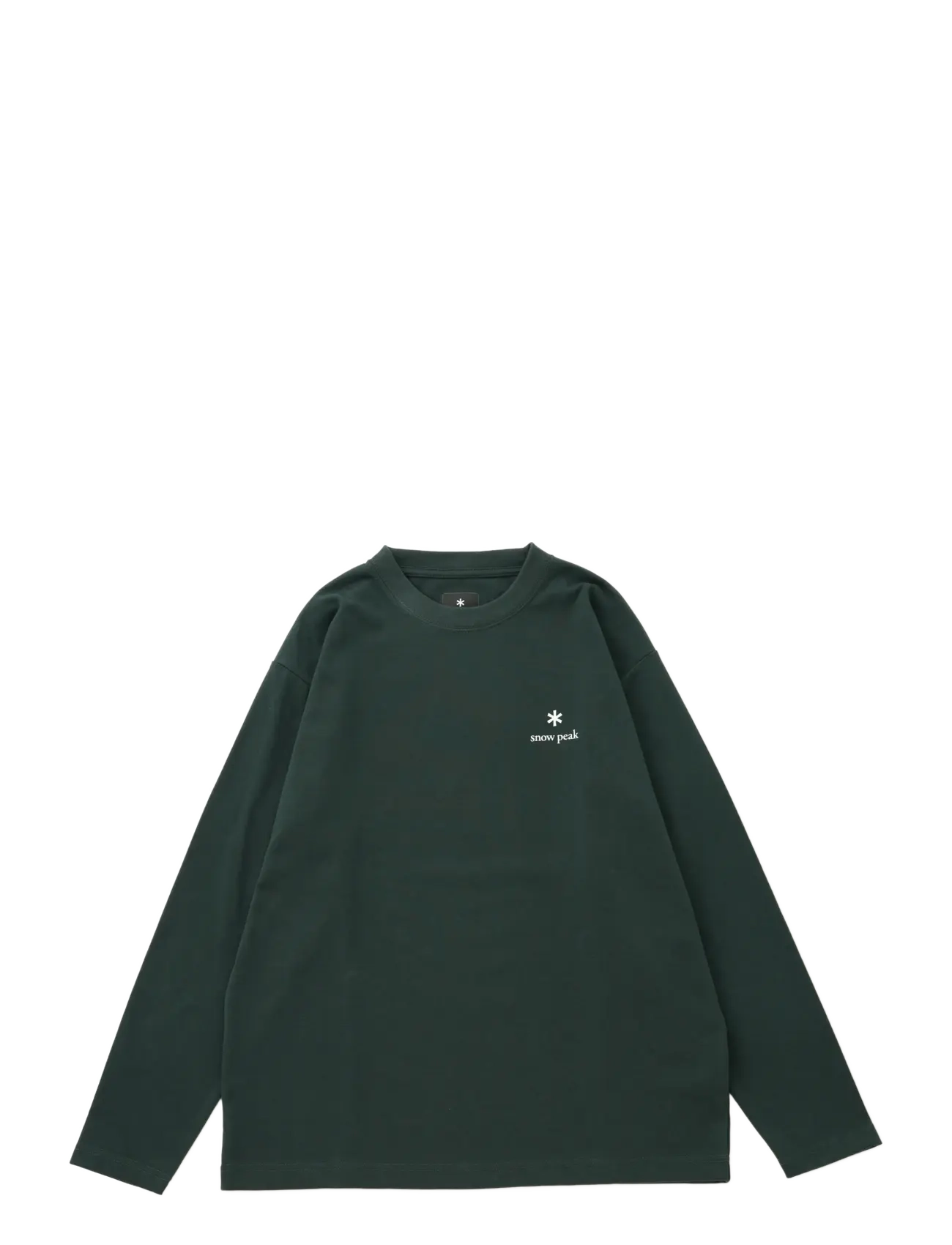 SNOW PEAK NSD Logo L/S T-Shirt - SNOW PEAK - DARK GREEN / green