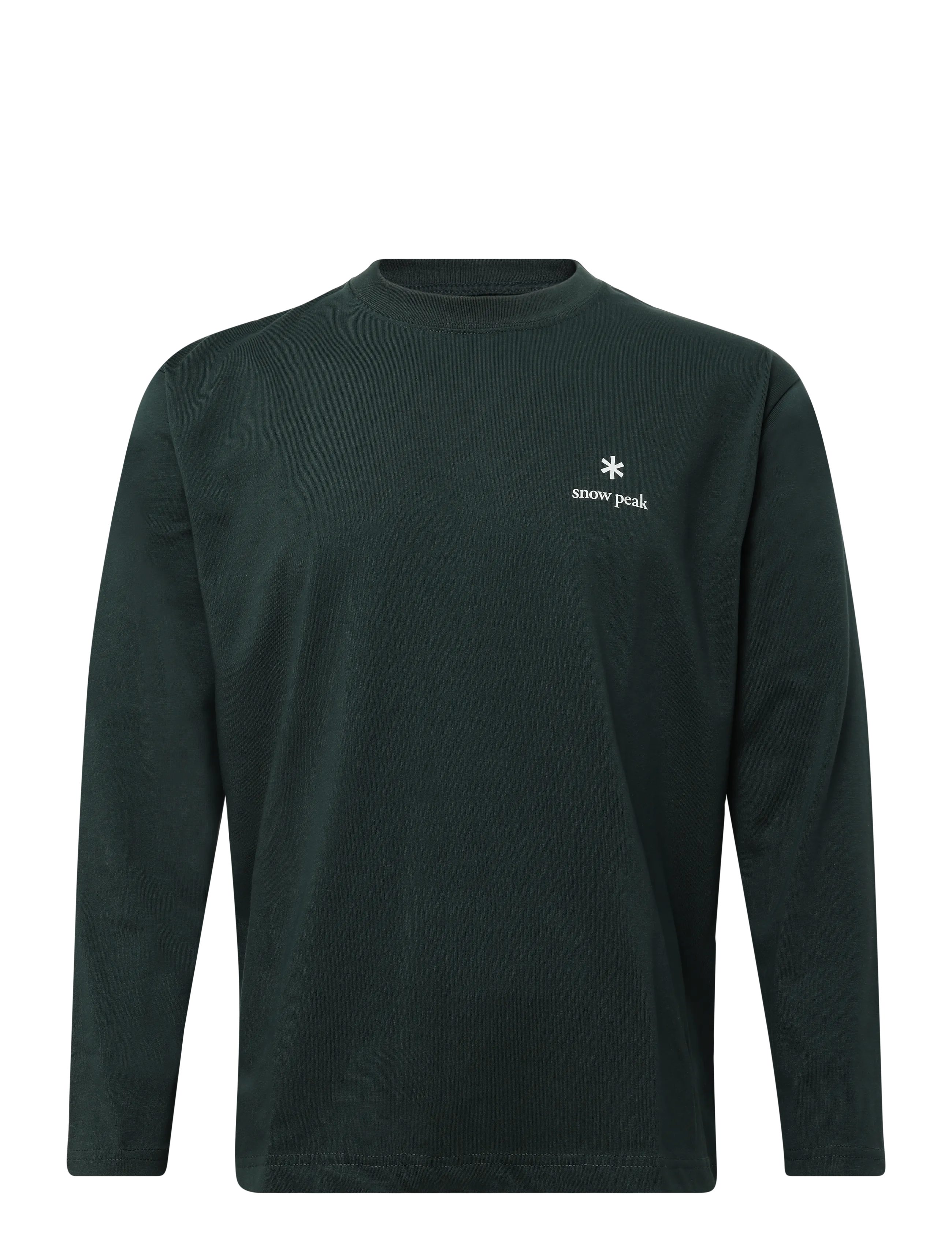 SNOW PEAK NSD Logo L/S T-Shirt - SNOW PEAK - DARK GREEN / green
