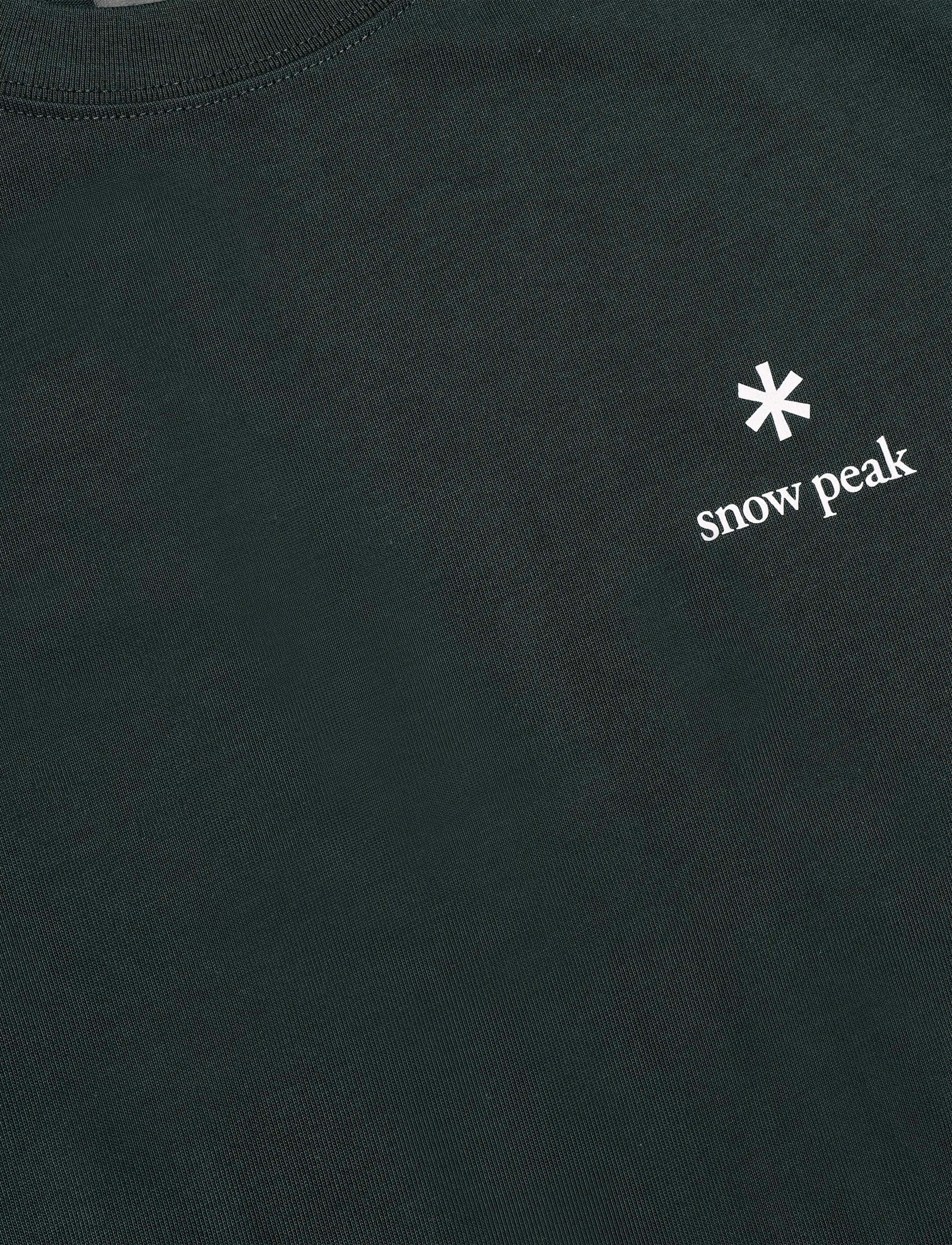 SNOW PEAK - NSD Logo L/S T-Shirt - herbstersparnisse - dark green - 2