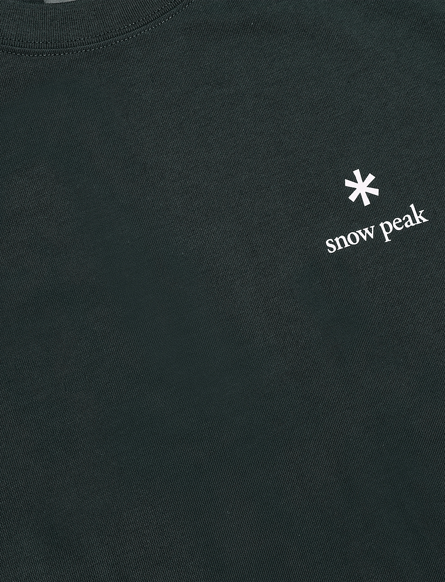SNOW PEAK - NSD Logo L/S T-Shirt - longsleeved tops - dark green - 5