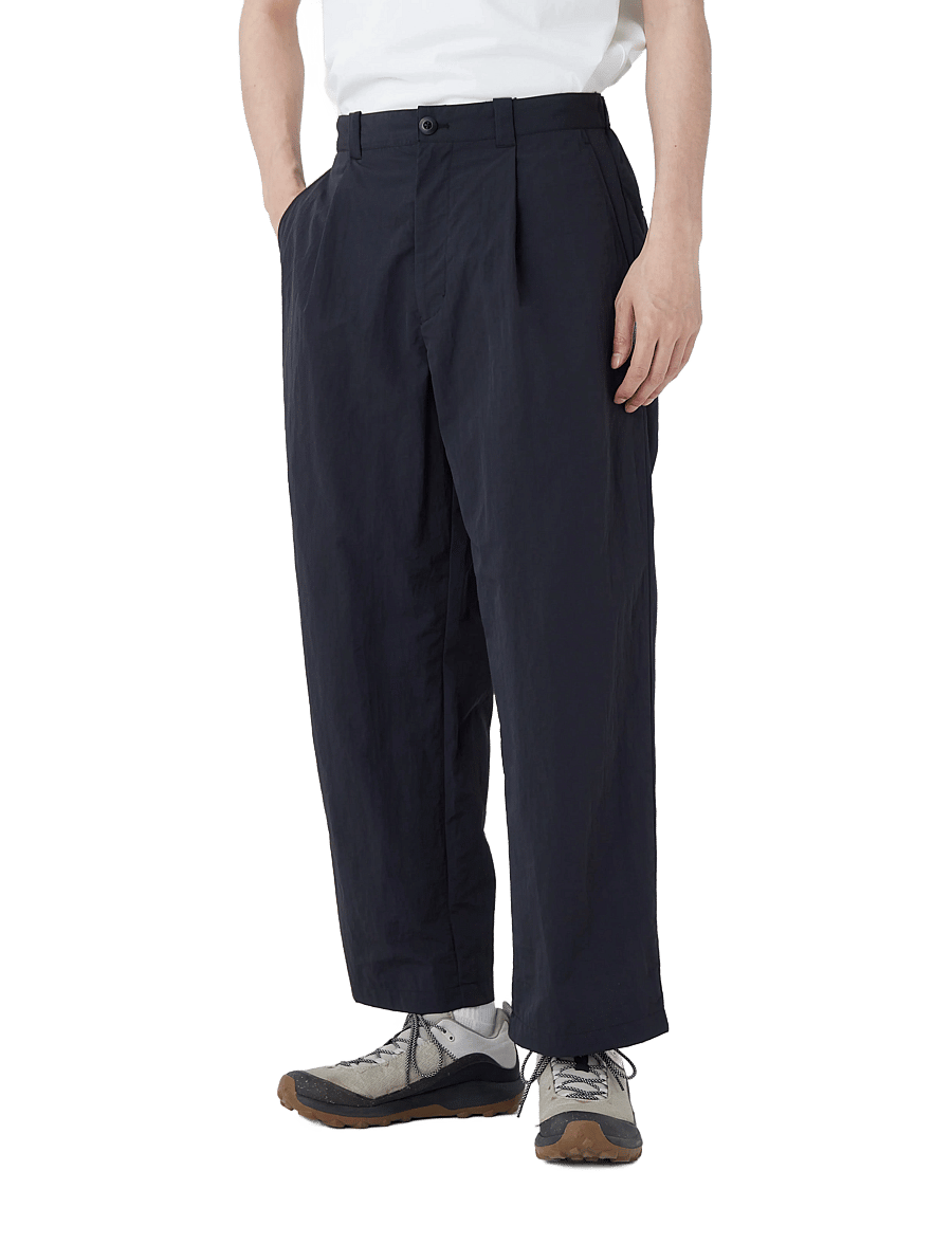 SNOW PEAK - Nylon Washer Trousers - casual - black - 0