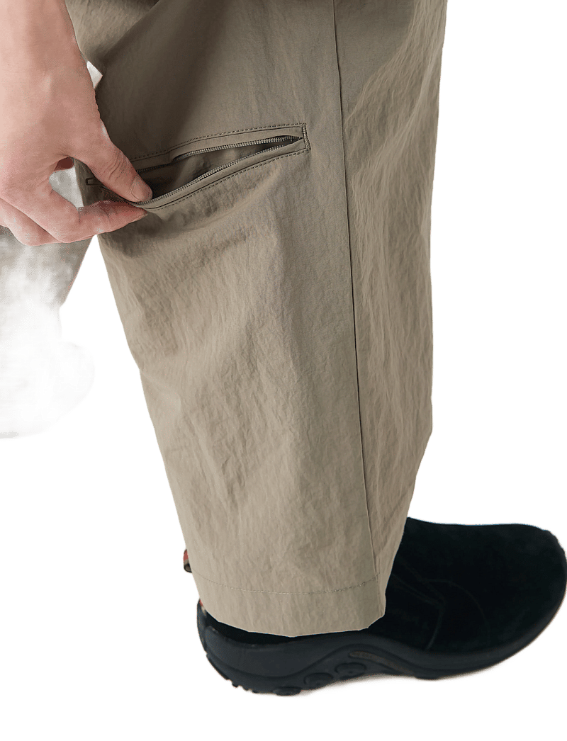 SNOW PEAK - Nylon Washer Trousers - casual trousers - greige - 2