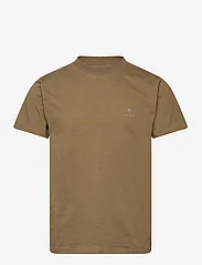 SNOW PEAK - SNOW PEAK LOGO T SHIRT - marškinėliai trumpomis rankovėmis - olive - 0