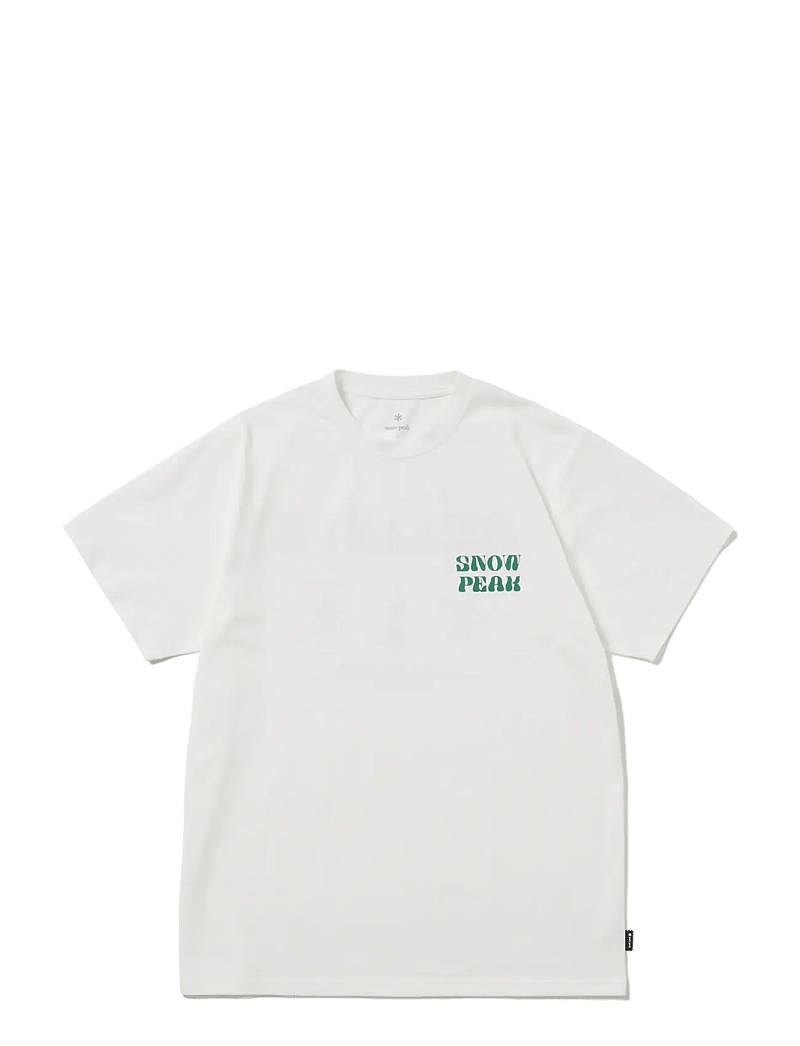 SNOW PEAK - Camping Graphic T-Shirt - oberteile & t-shirts - off white - 1