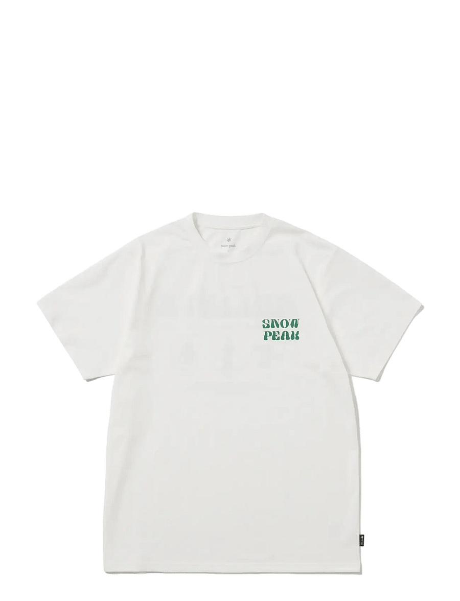 SNOW PEAK - Camping Graphic T-Shirt - oberteile & t-shirts - off white - 1