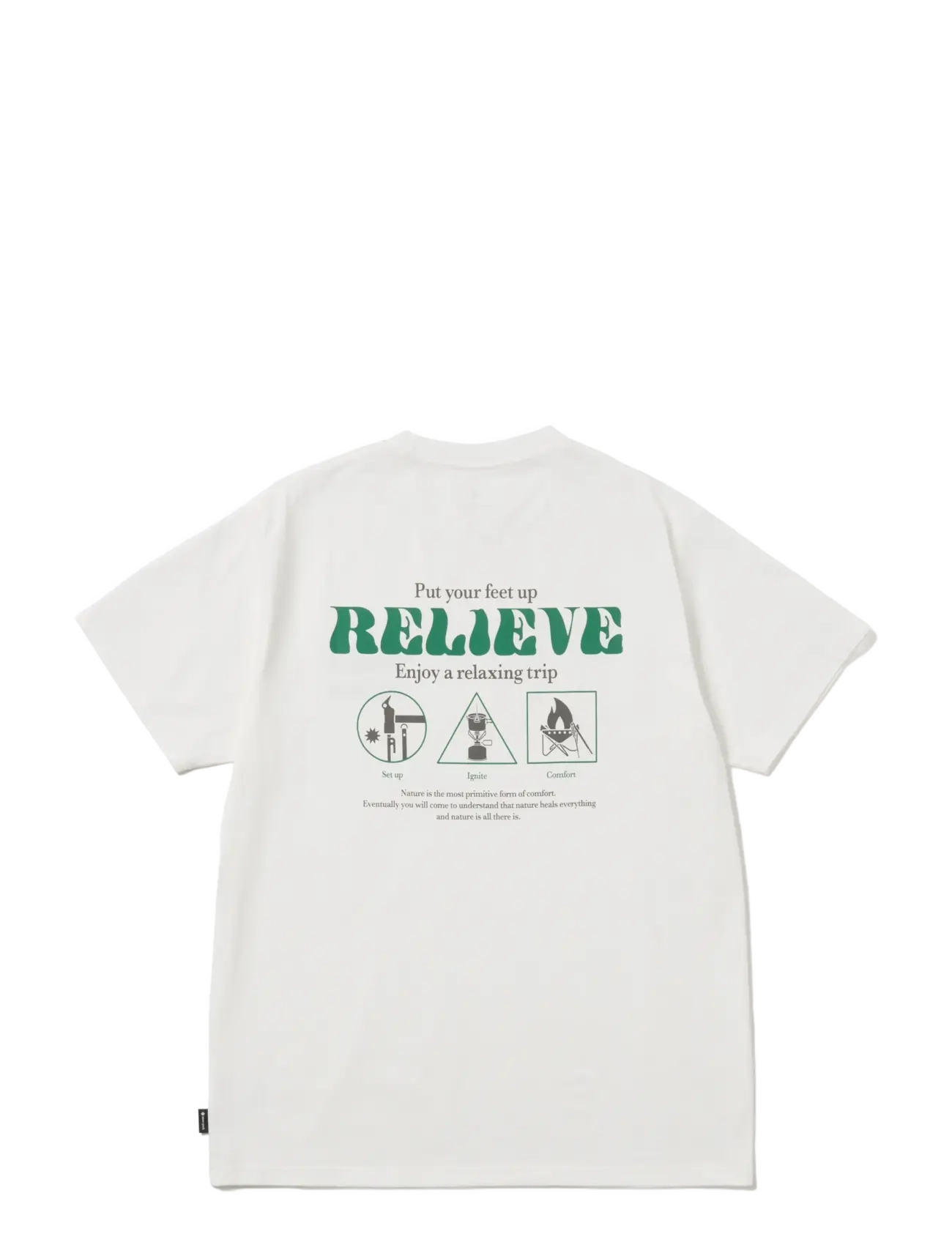 SNOW PEAK - Camping Graphic T-Shirt - alussärgid ja t-särgid - off white - 2