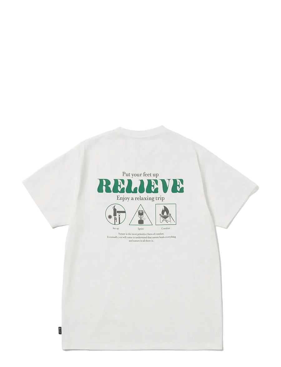 SNOW PEAK - Camping Graphic T-Shirt - oberteile & t-shirts - off white - 2