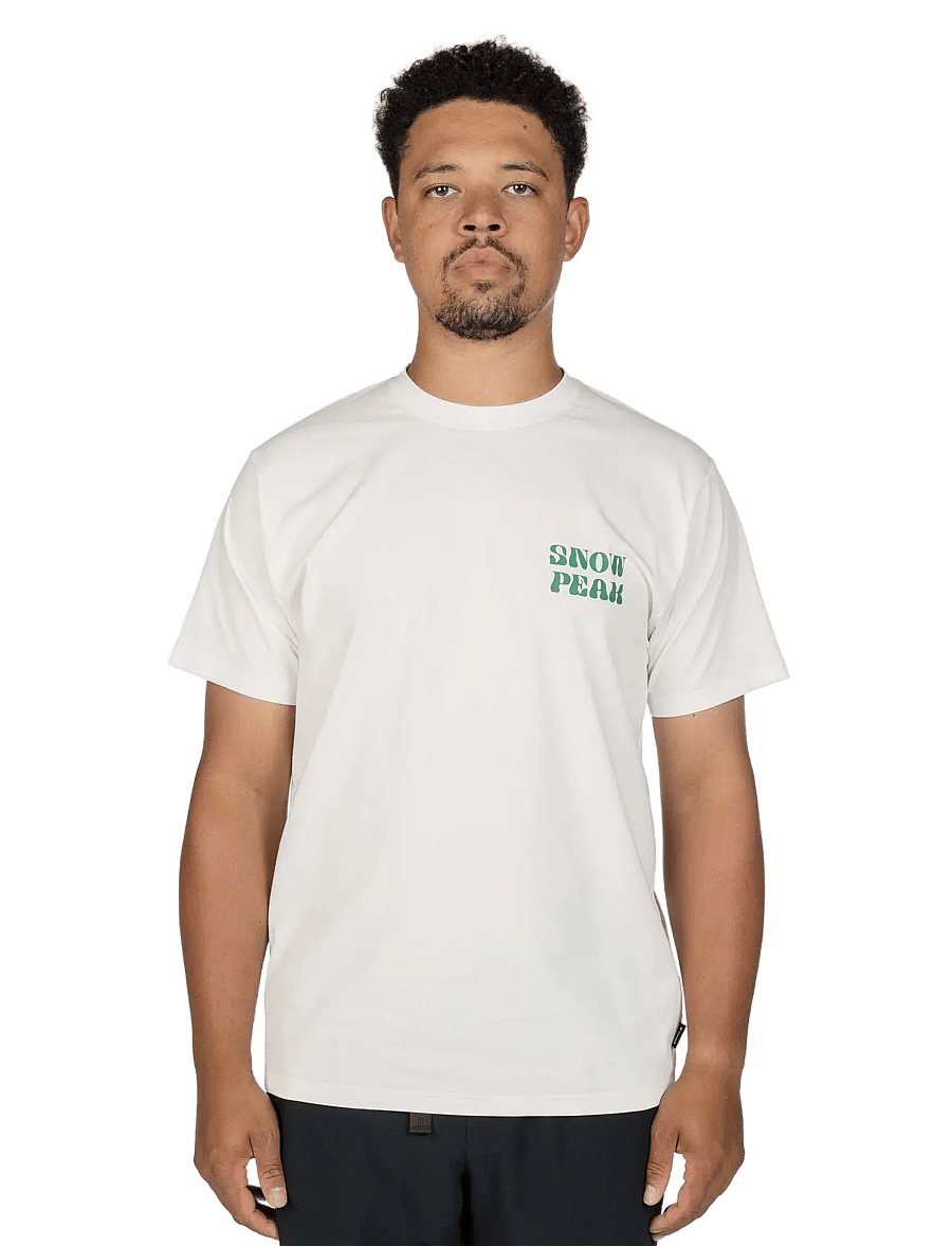 SNOW PEAK - Camping Graphic T-Shirt - oberteile & t-shirts - off white - 0