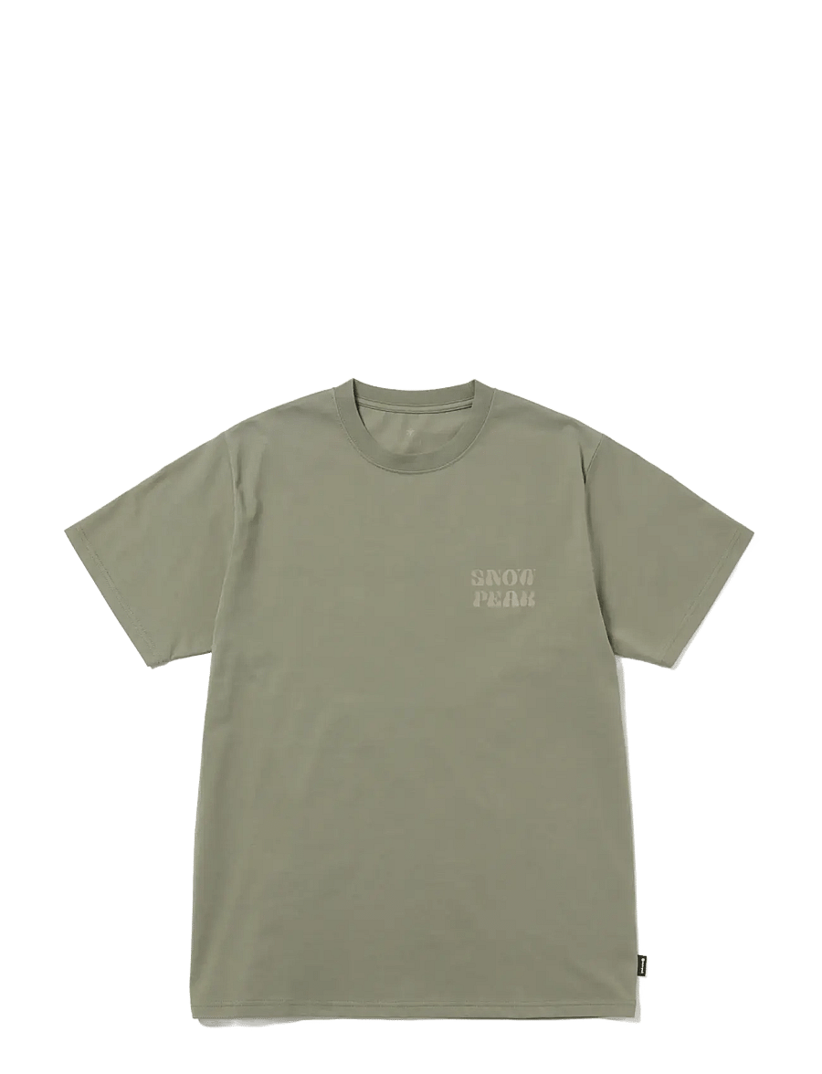 SNOW PEAK - Camping Graphic T-Shirt - oberteile & t-shirts - olive - 1