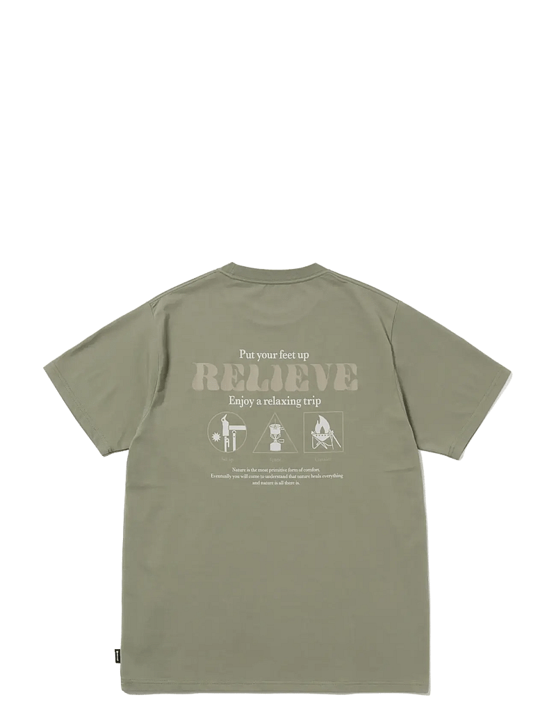 SNOW PEAK - Camping Graphic T-Shirt - oberteile & t-shirts - olive - 2