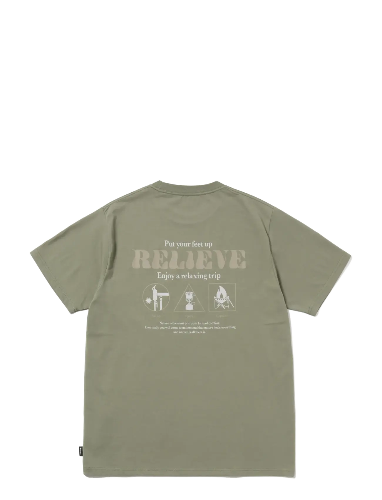 SNOW PEAK - Camping Graphic T-Shirt - t-shirts - olive - 2