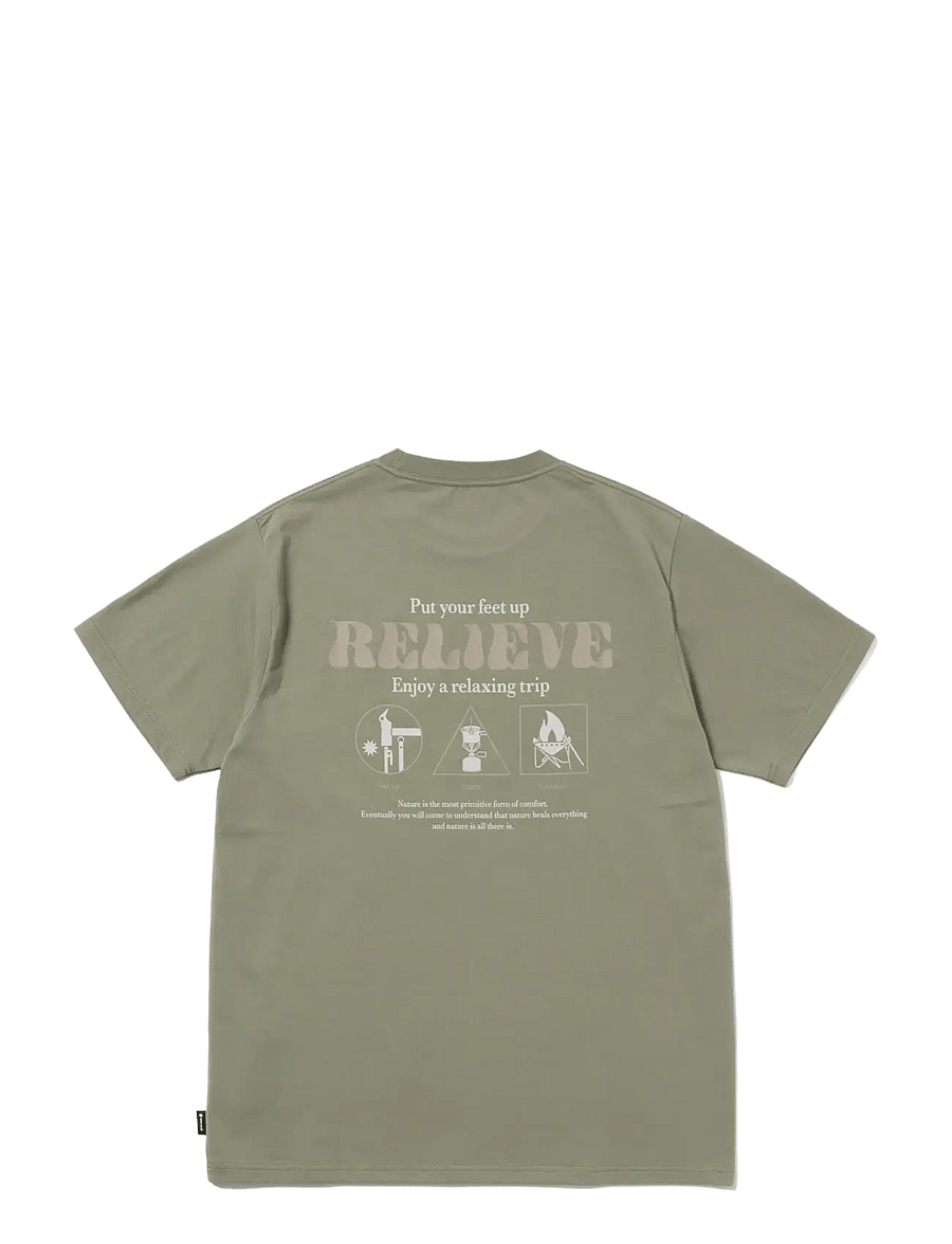 SNOW PEAK - Camping Graphic T-Shirt - oberteile & t-shirts - olive - 2
