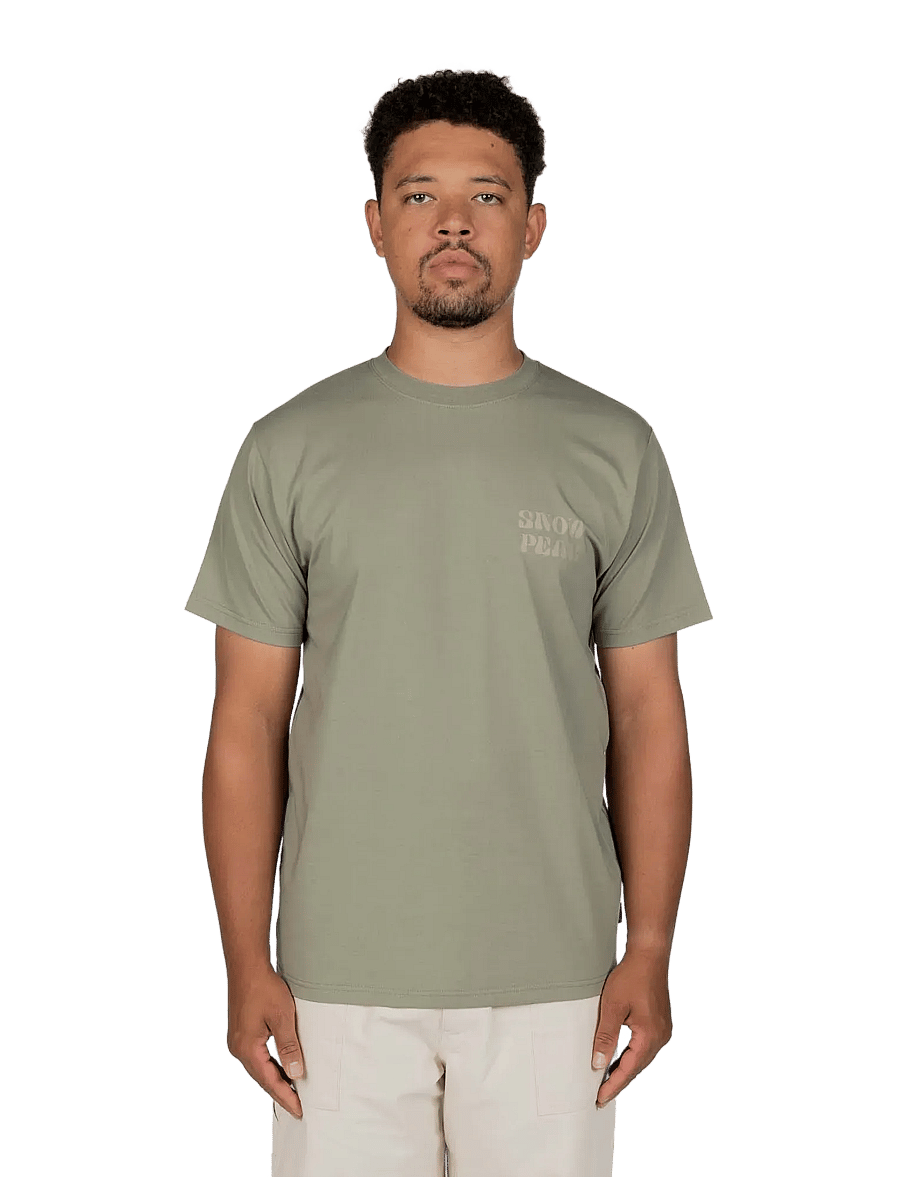 SNOW PEAK - Camping Graphic T-Shirt - oberteile & t-shirts - olive - 0