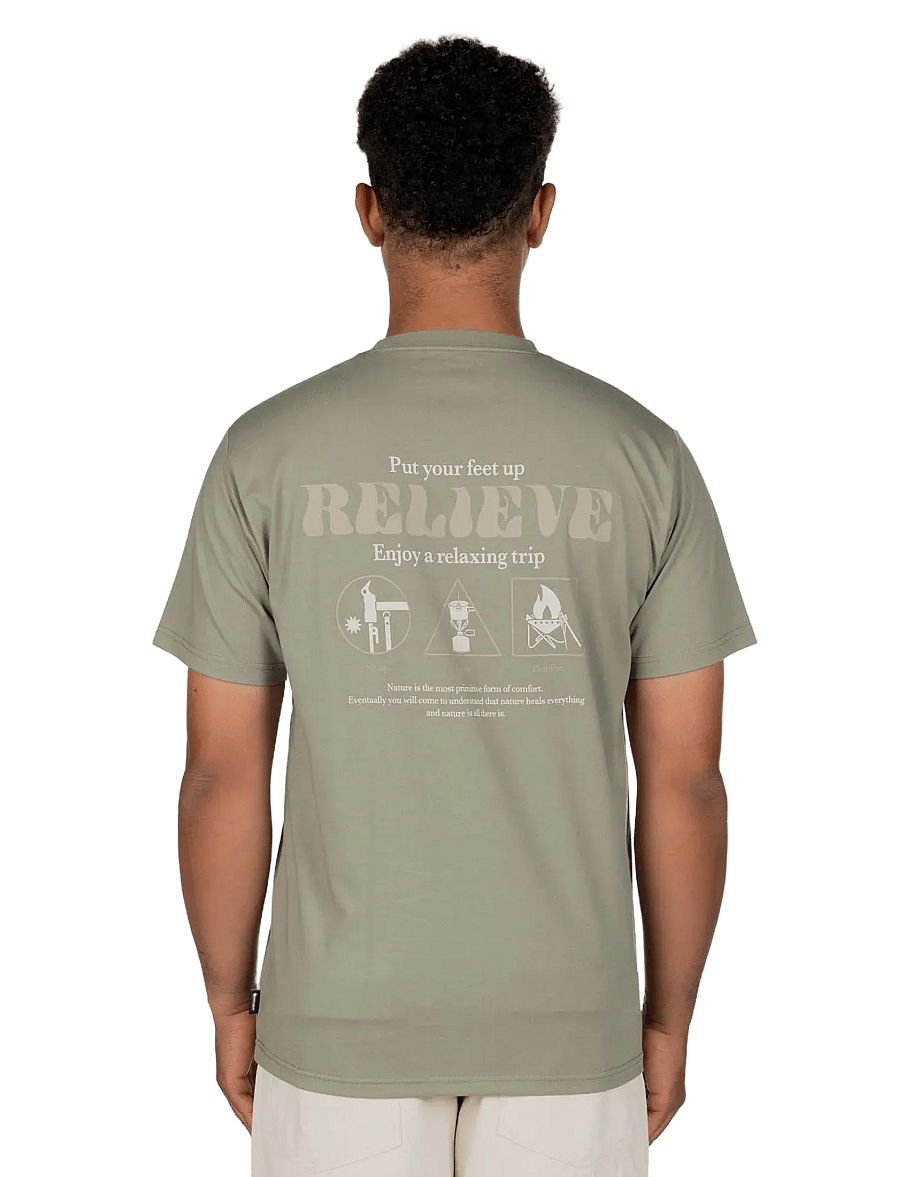 SNOW PEAK - Camping Graphic T-Shirt - oberteile & t-shirts - olive - 3