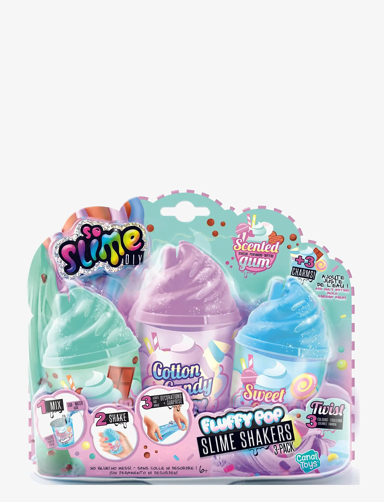 So Slime - SO SLIME Slime Shaker Fluffy 3-Pack - slajm - multicolor - 1