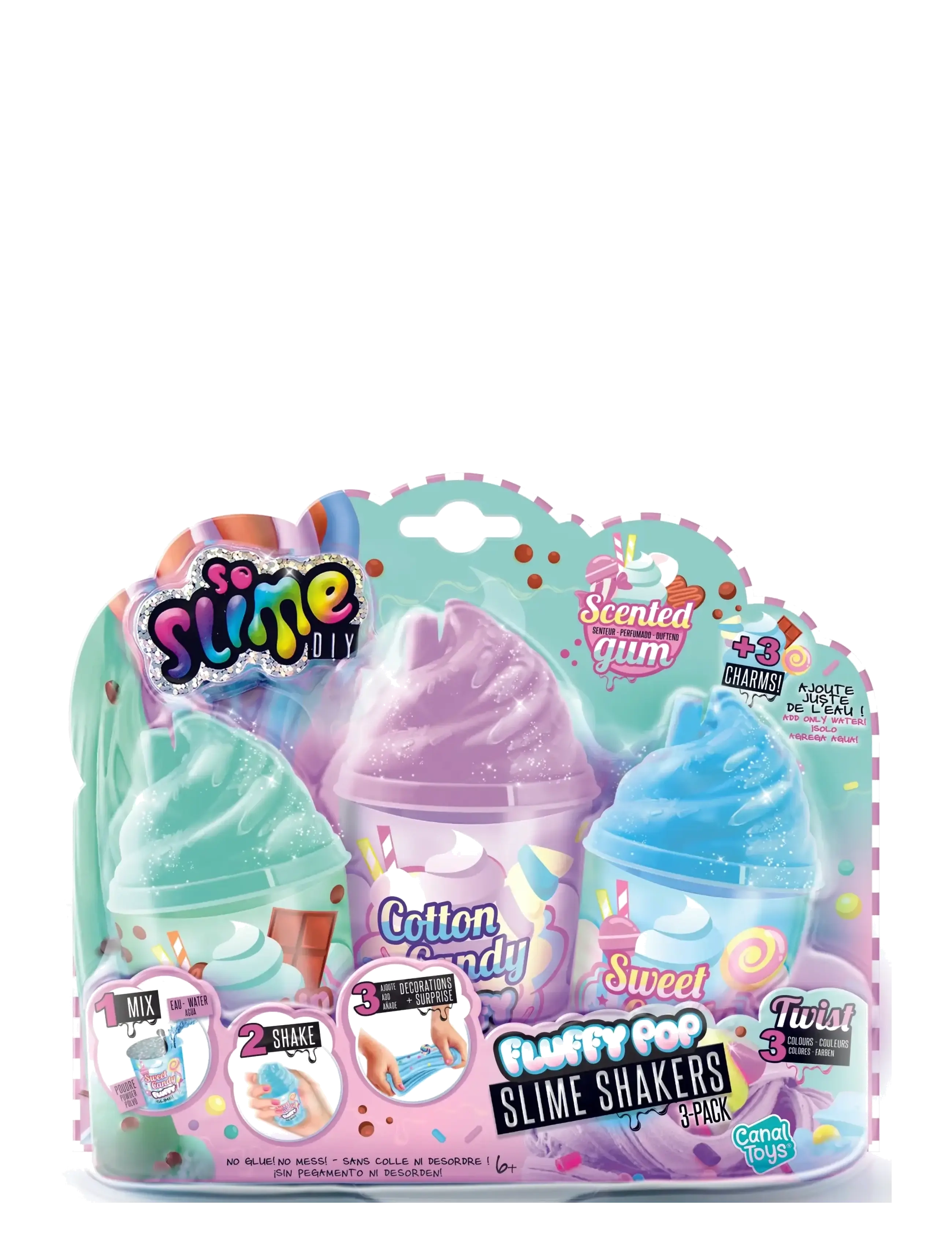 So Slime - SO SLIME Slime Shaker Fluffy 3-Pack - slajm - multicolor - 1