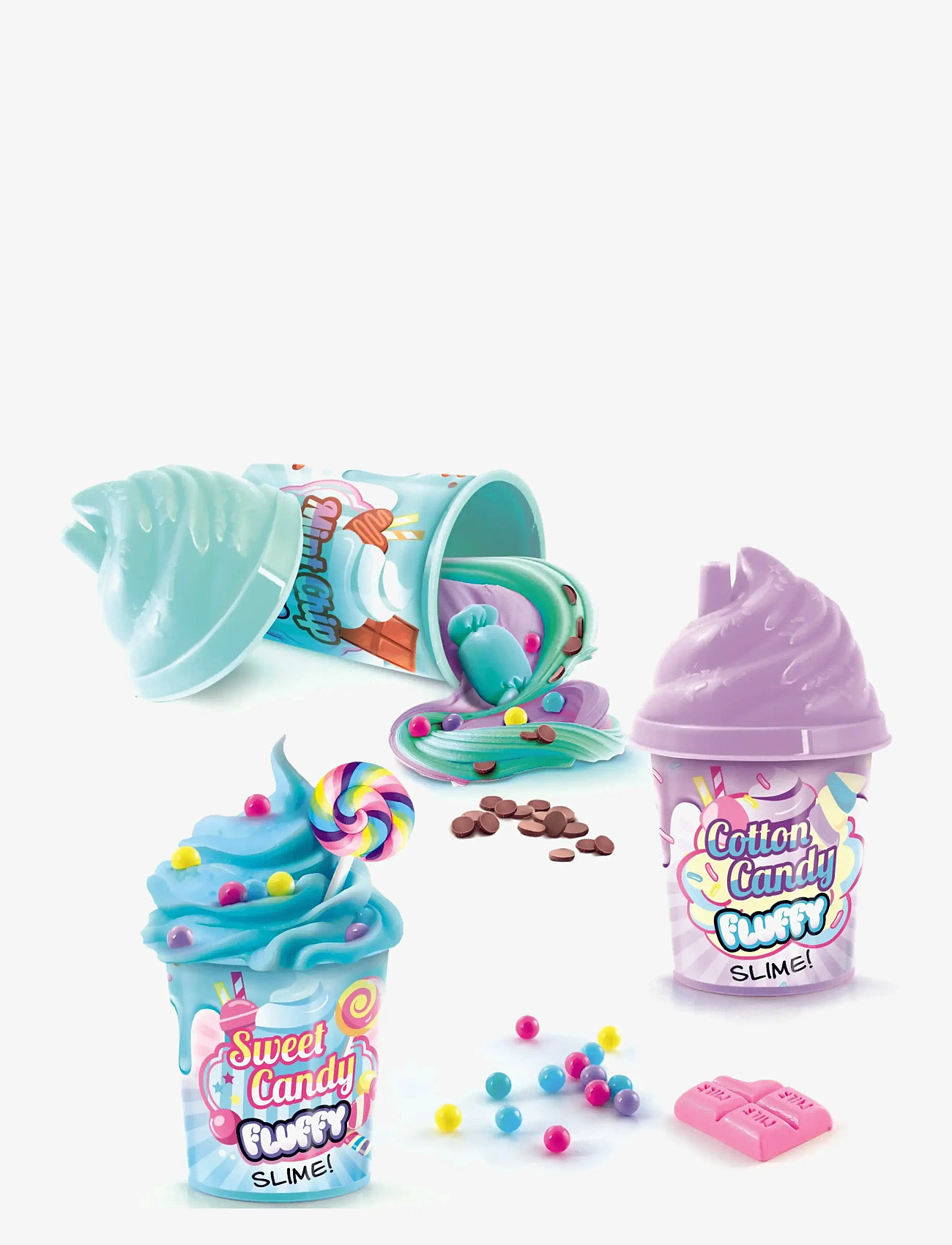 So Slime - SO SLIME Slime Shaker Fluffy 3-Pack - slajm - multicolor - 2