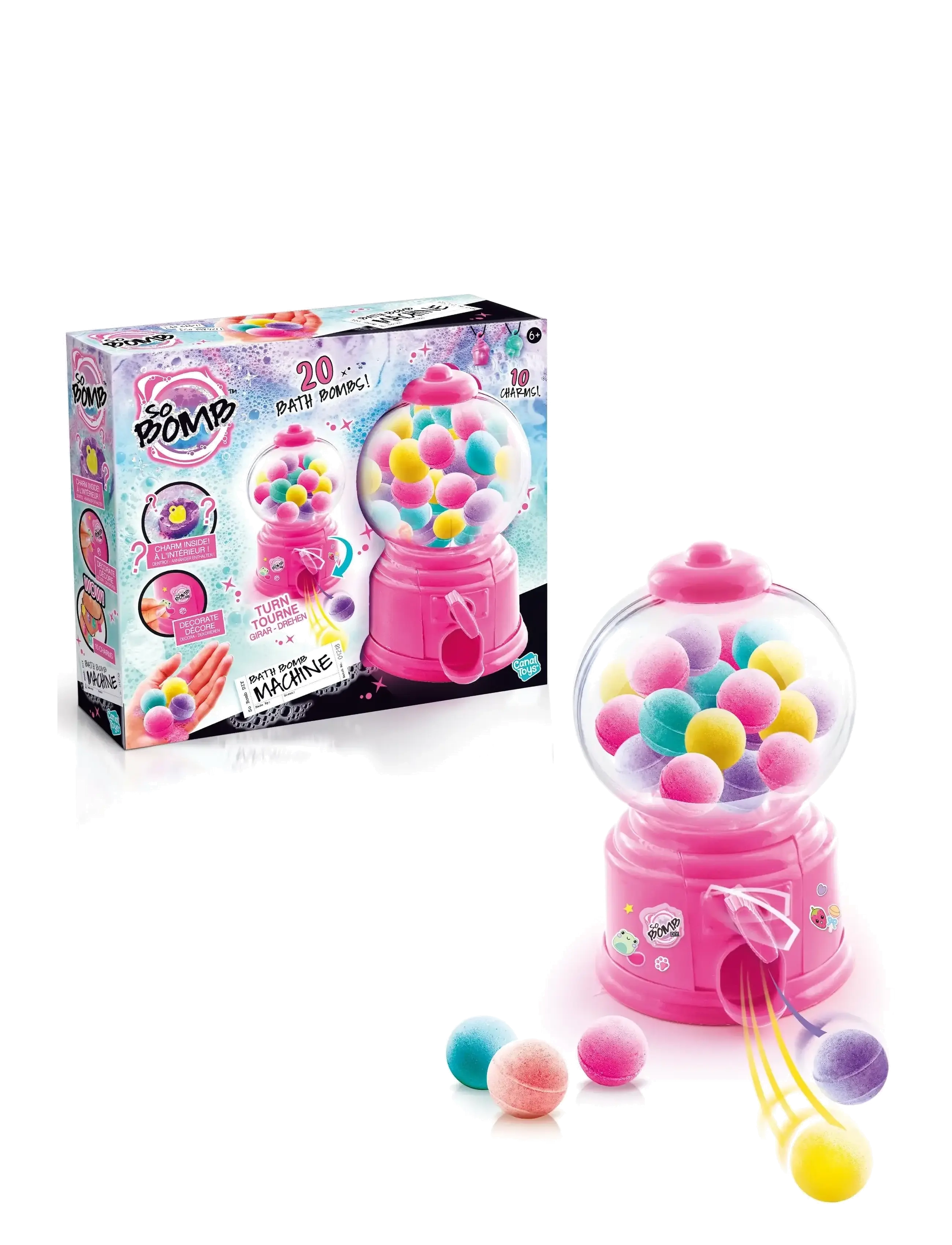 So Slime So Bomb Bath Bomb Dispenser, One Size, Pink, Håndværk > Håndværkssæt, Børn