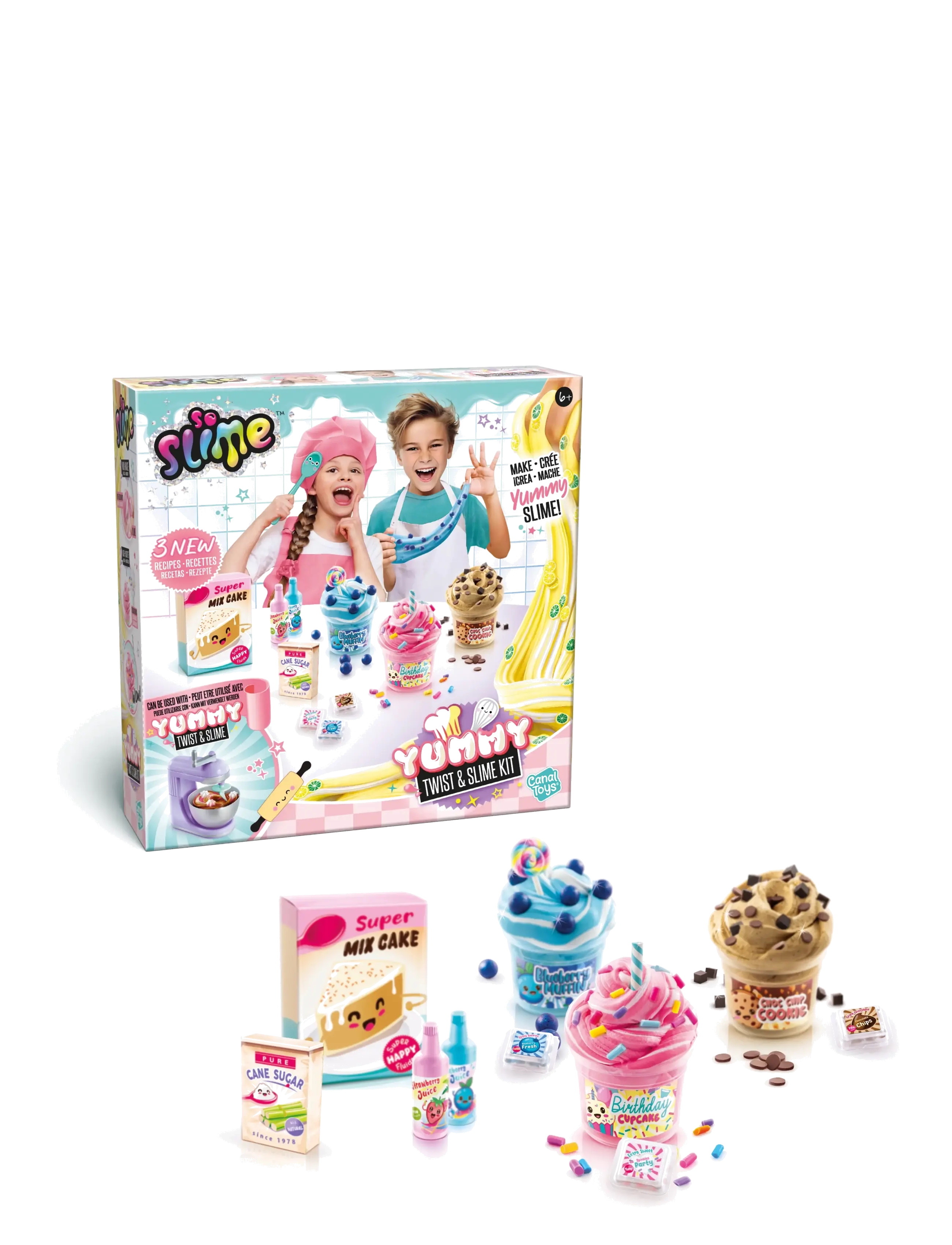 So Slime SO SLIME Yummy Twist & Slime Kit - Tegne & Hobbyartikler - MULTICOLOR / multi