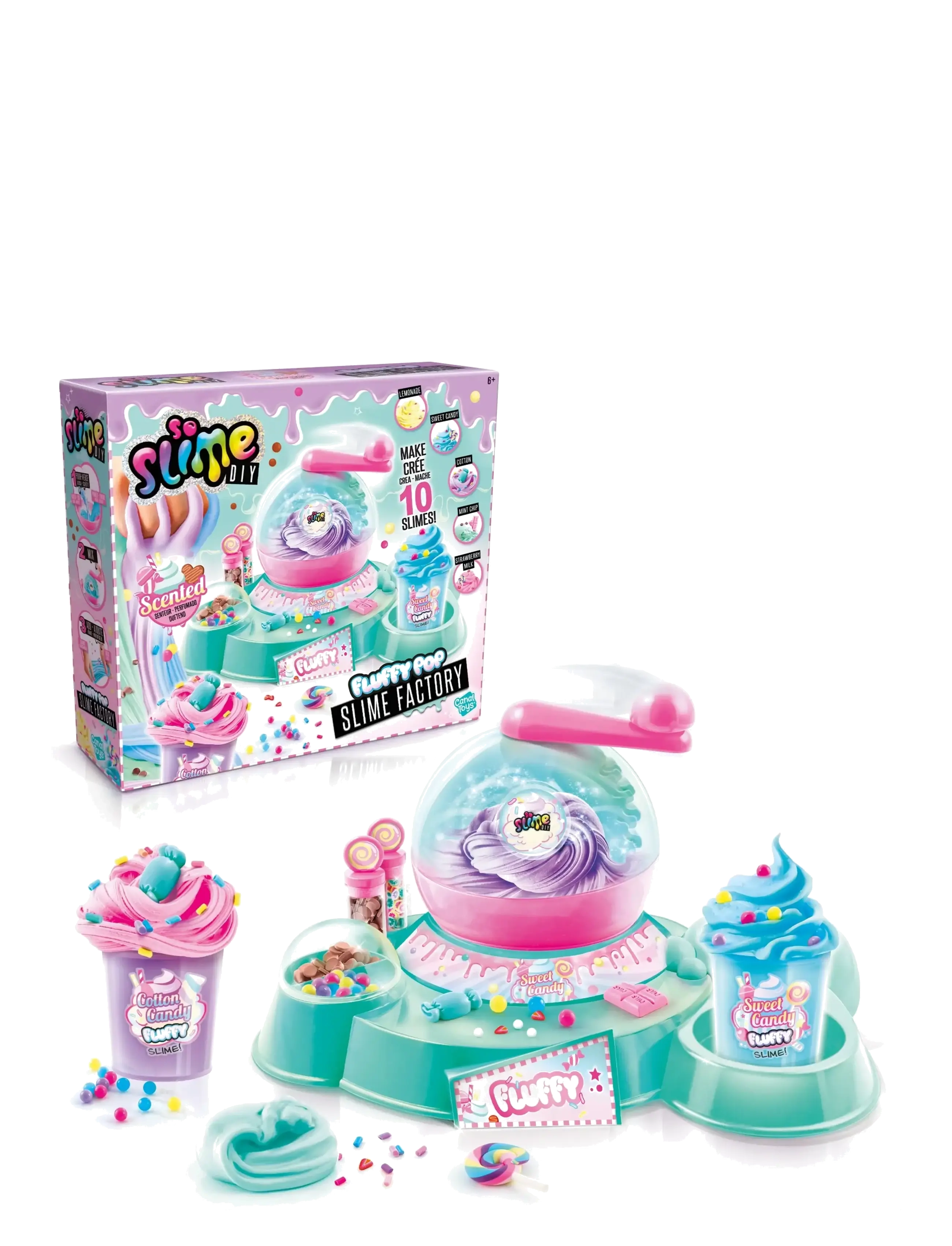 So Slime So Slime Fluffy Slime Factory, One Size, Pink, Håndværk > Slime, Børn