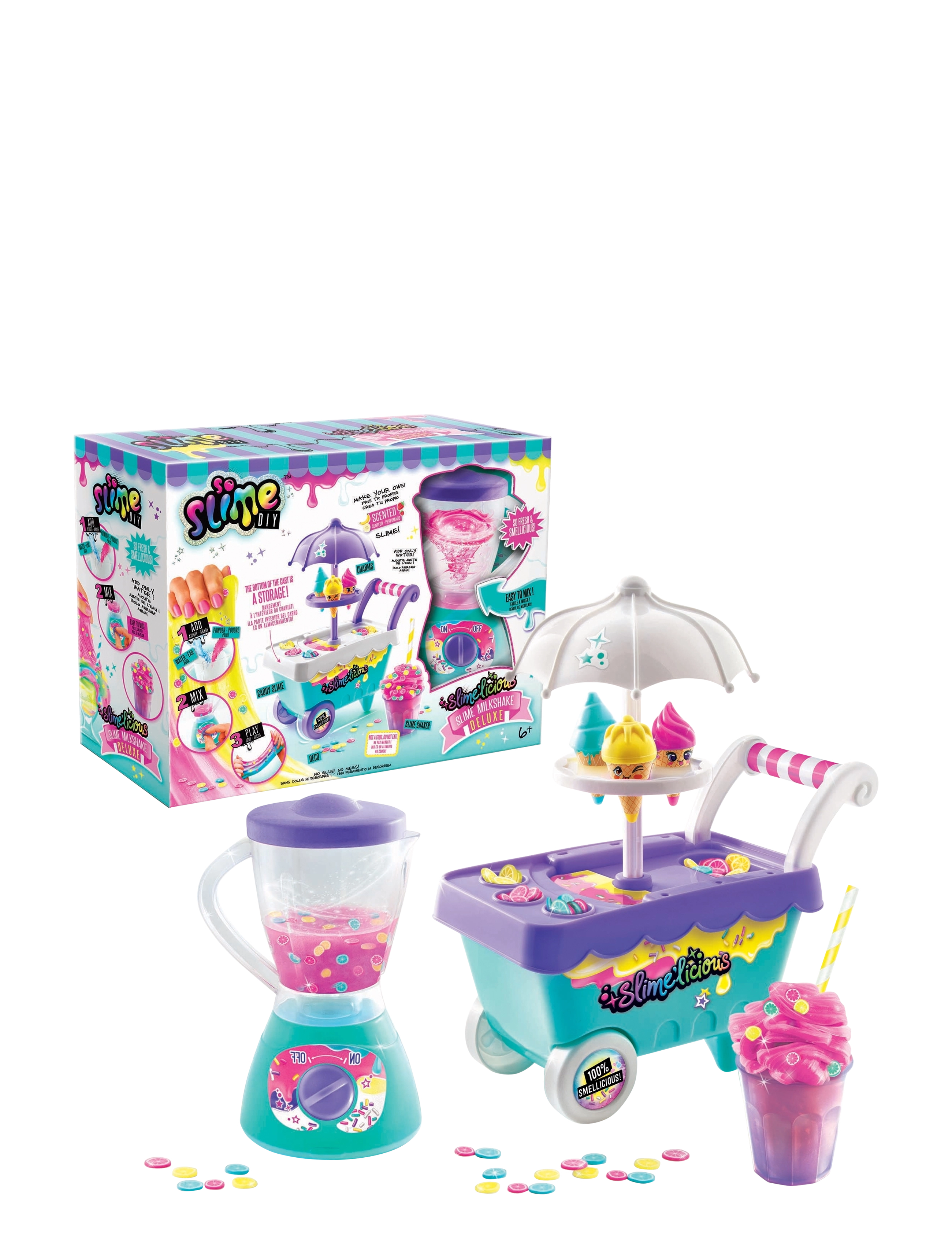 So Slime So Slime Slimelicious Milkshake Deluxe Diy, One Size, Multi/patterned, Håndværk > Slime, Børn