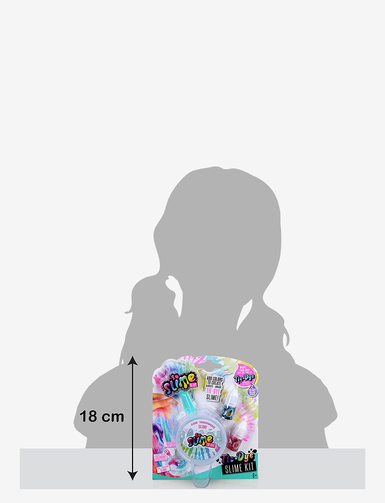 So Slime - Tie Dye Blister Pack, 3 asst - slim - multi coloured - 3