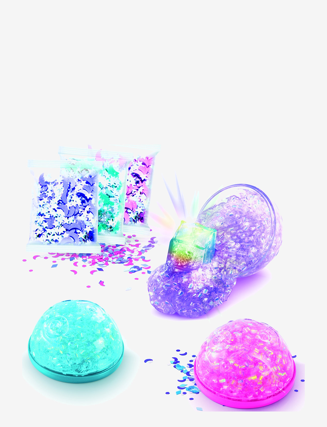 So Slime - SO SLIME Light Up Cosmic Crunch 3 Pack - Šlykštukai - multi coloured - 1