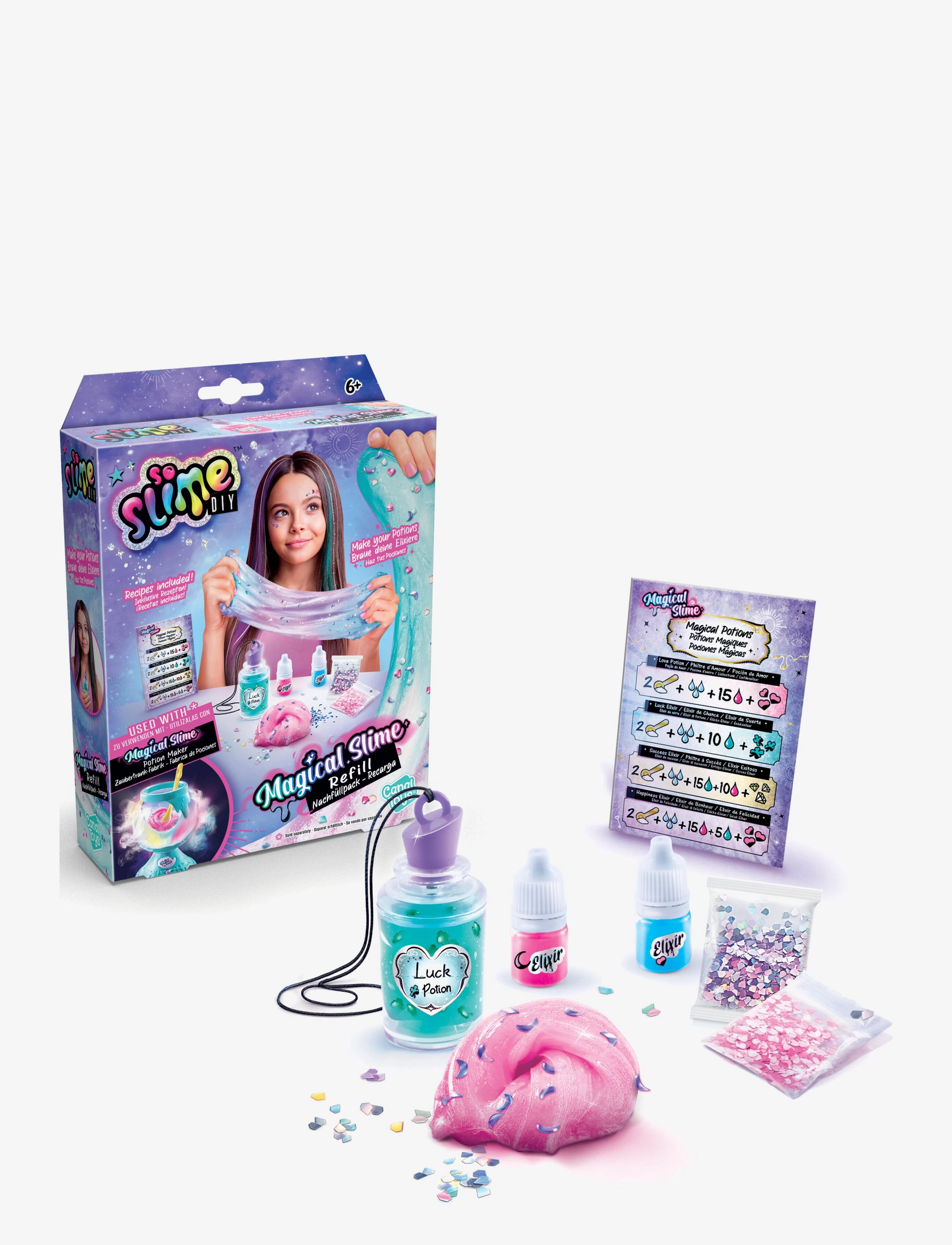 So Slime So Slime Magical Potion Refill, One Size, Multi/patterned, Håndværk > Slime, Børn
