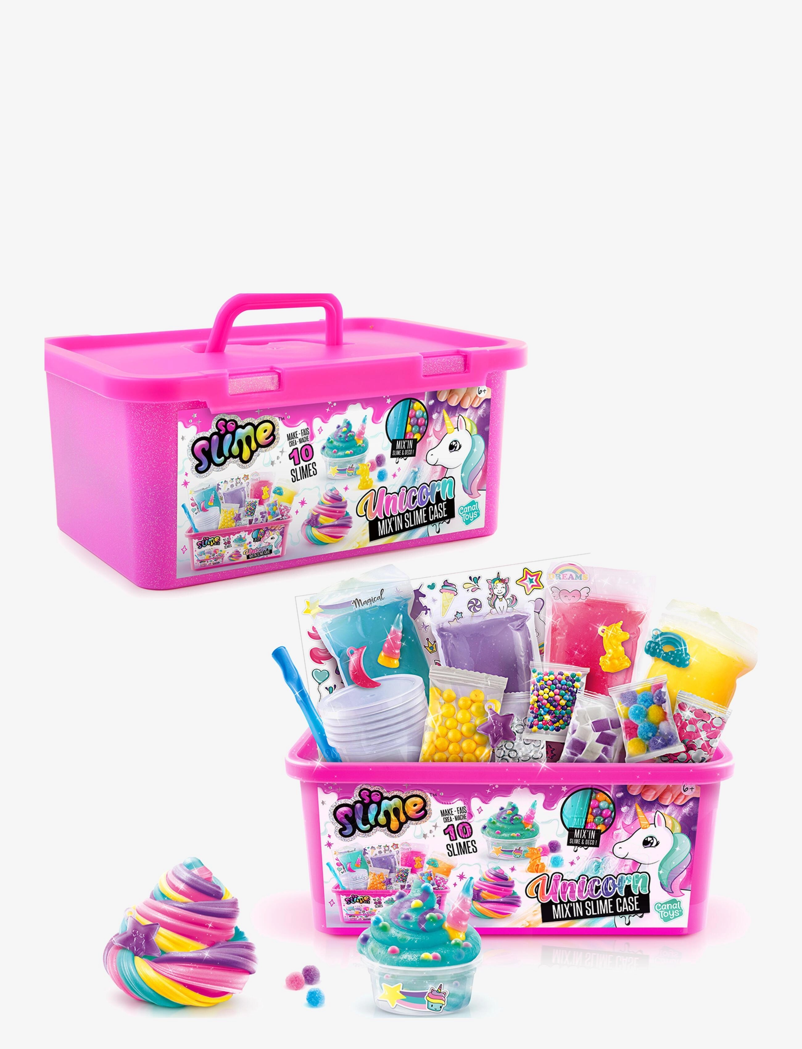So Slime So Slime Unicorn Slime Case, One Size, Multi/patterned, Håndværk > Slime, Børn