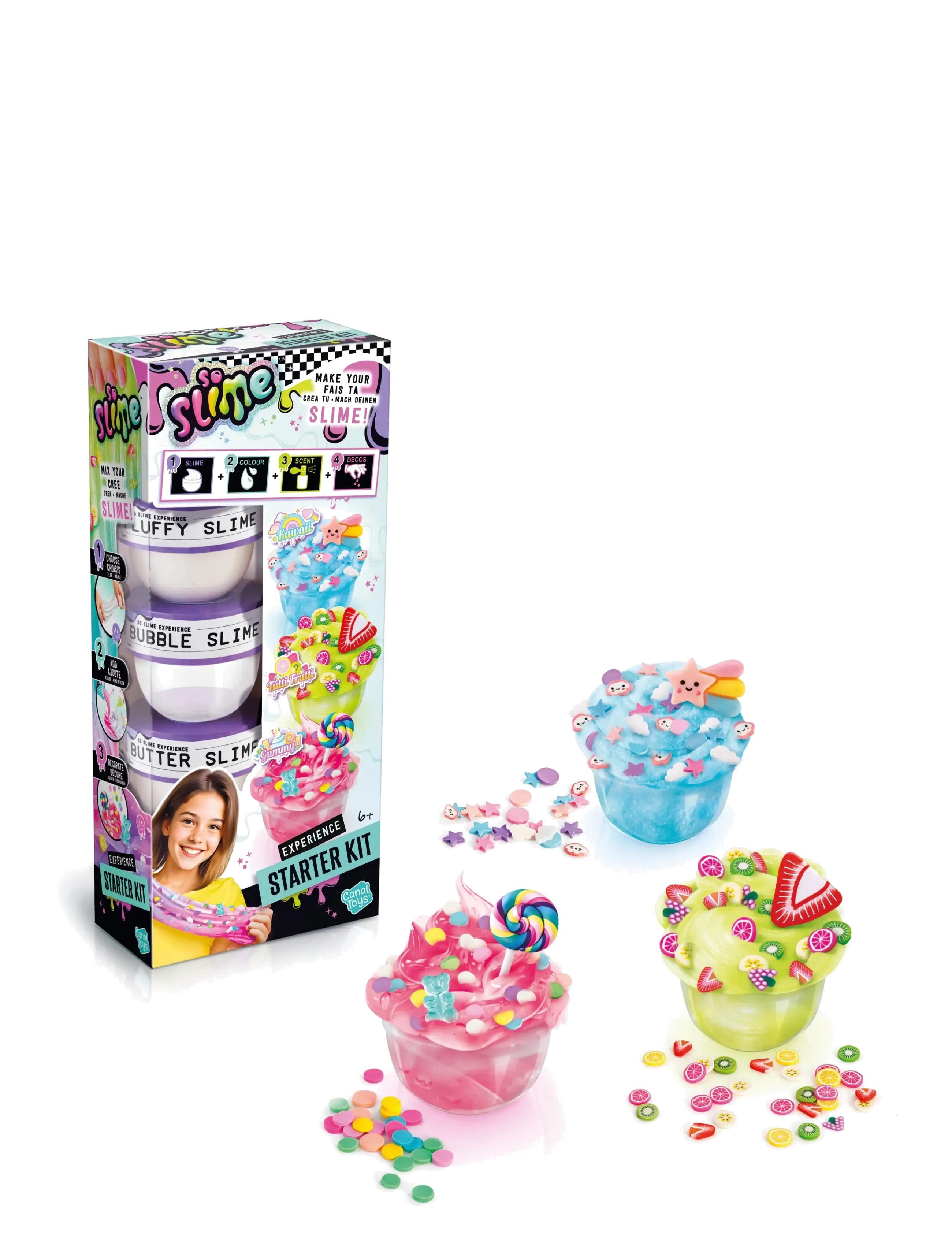 So Slime Slime Experience Starter Kit, Børn, Slime, Multi/mønstret, Str: ONE SIZE
