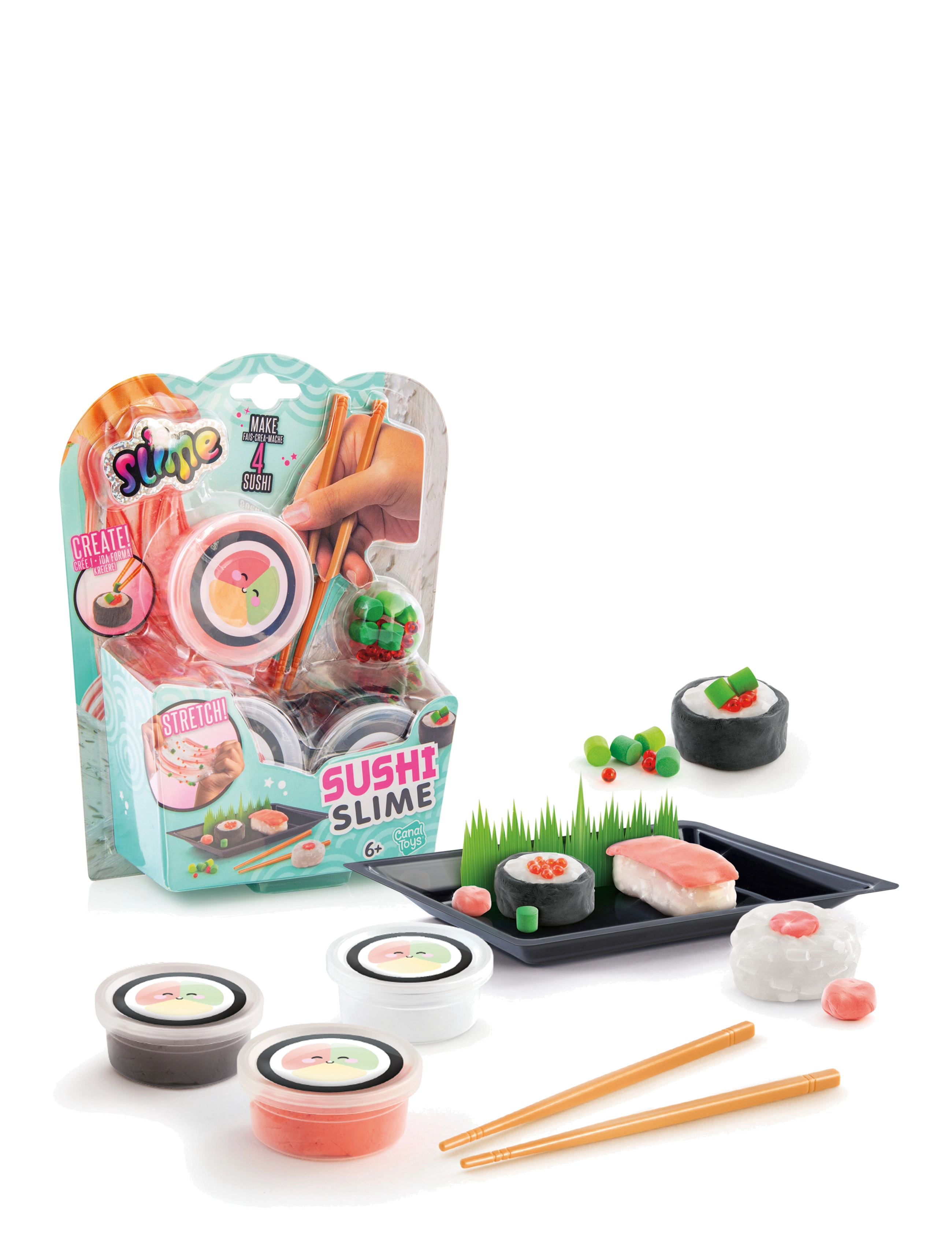 So Slime So Slime Sushi Slime Kit, One Size, Multi/patterned, Håndværk > Slime, Børn