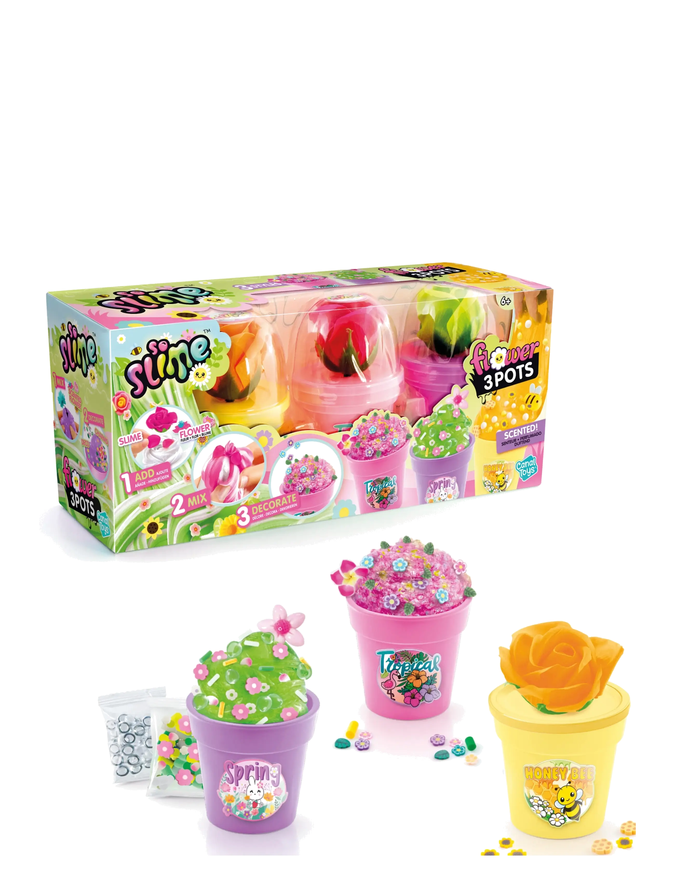 So Slime - SO SLIME Slime Flower 3 pack - multicolor - 1