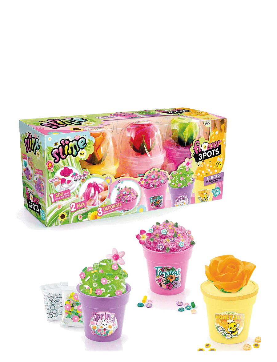 So Slime - SO SLIME Slime Flower 3 pack - slim - multicolor - 1