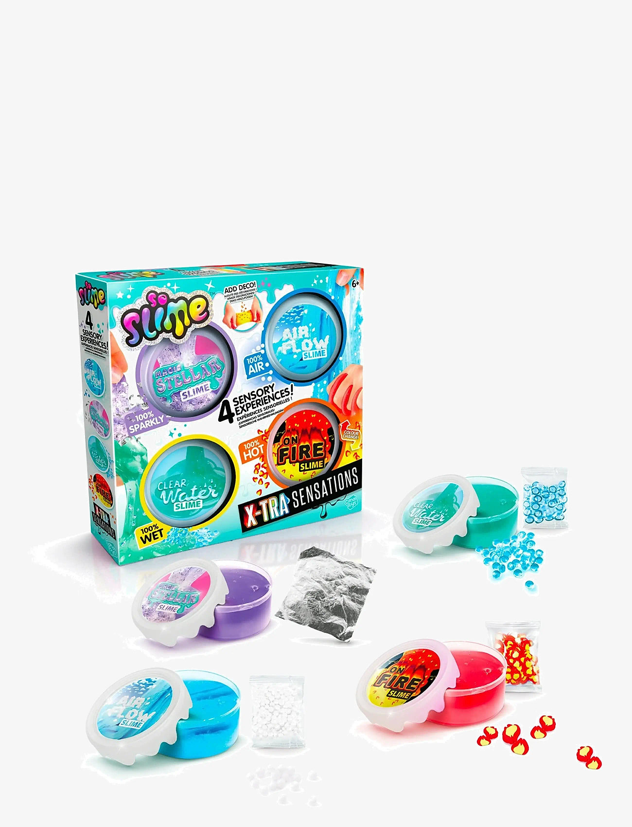 So Slime - SO SLIME X-TRA sensations 4 pack - slajm - multicolor - 1