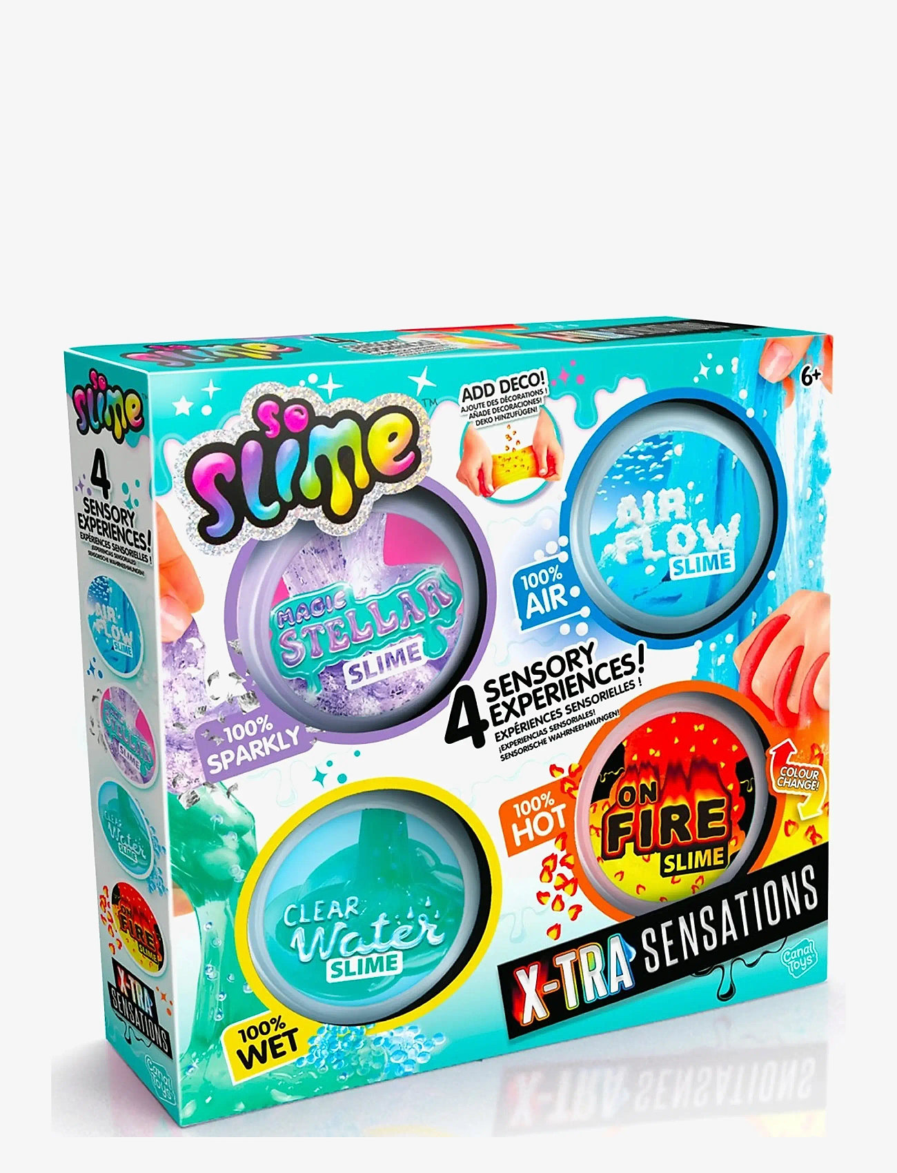 So Slime - SO SLIME X-TRA sensations 4 pack - slajm - multicolor - 2