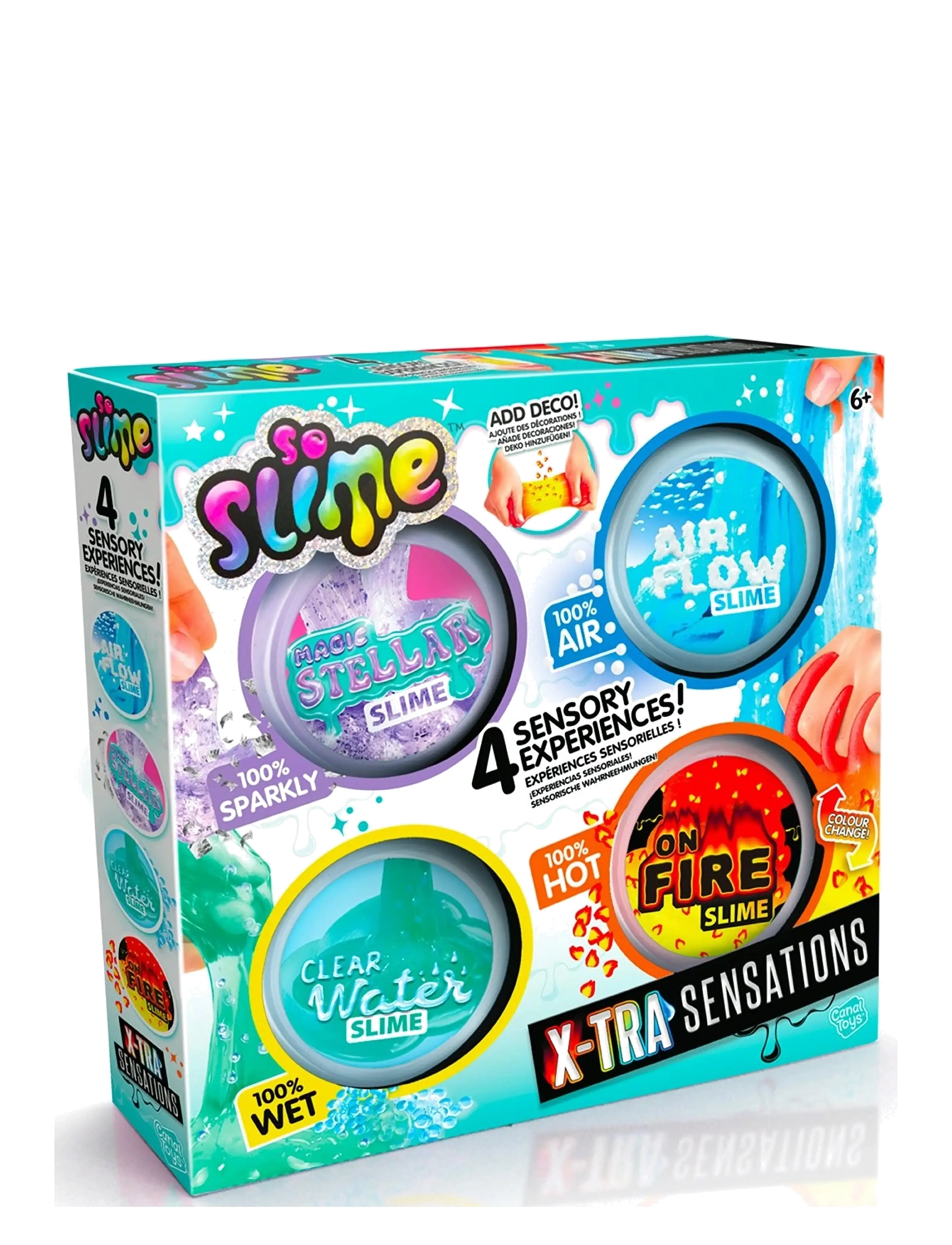 So Slime - SO SLIME X-TRA sensations 4 pack - slime - multicolor - 1
