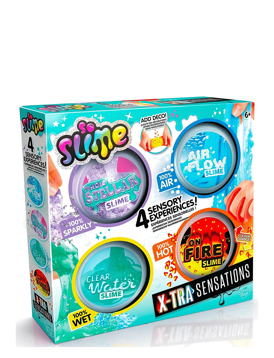 So Slime - SO SLIME X-TRA sensations 4 pack - slime - multicolor - 1
