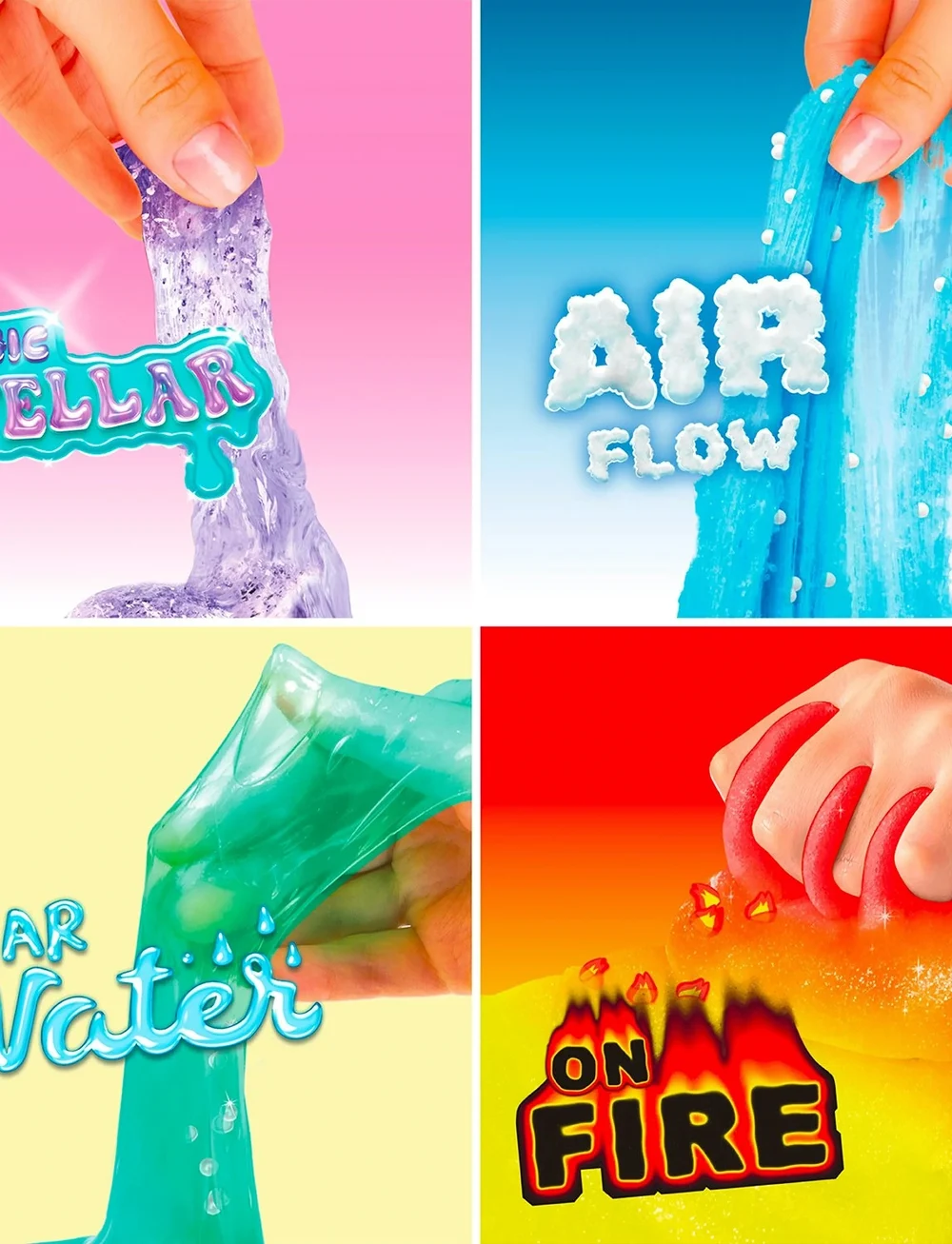 So Slime - SO SLIME X-TRA sensations 4 pack - slajm - multicolor - 0