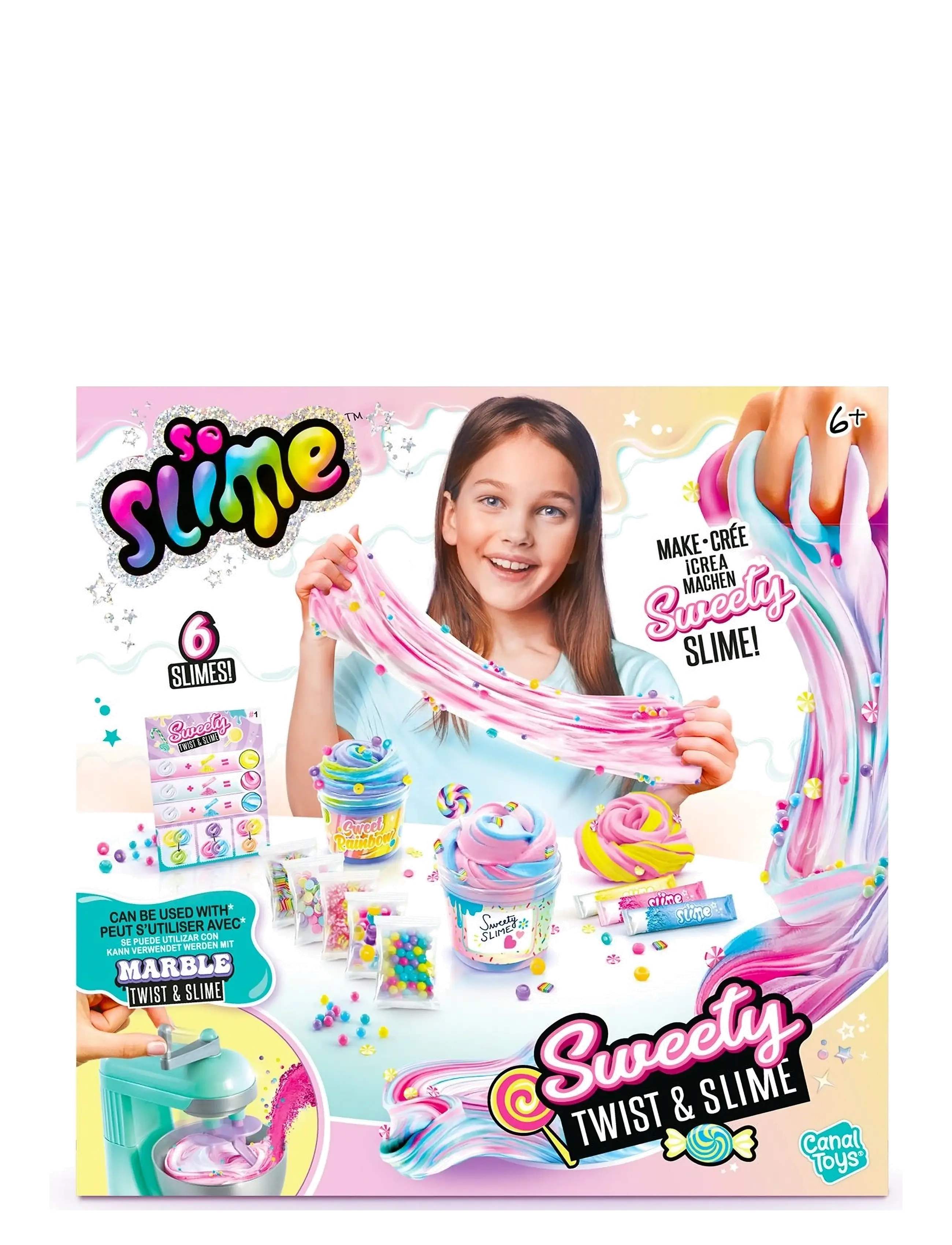 So Slime SO SLIME Marble Twist and Slime Kit - Pyssel - MULTICOLOR / pink/rose