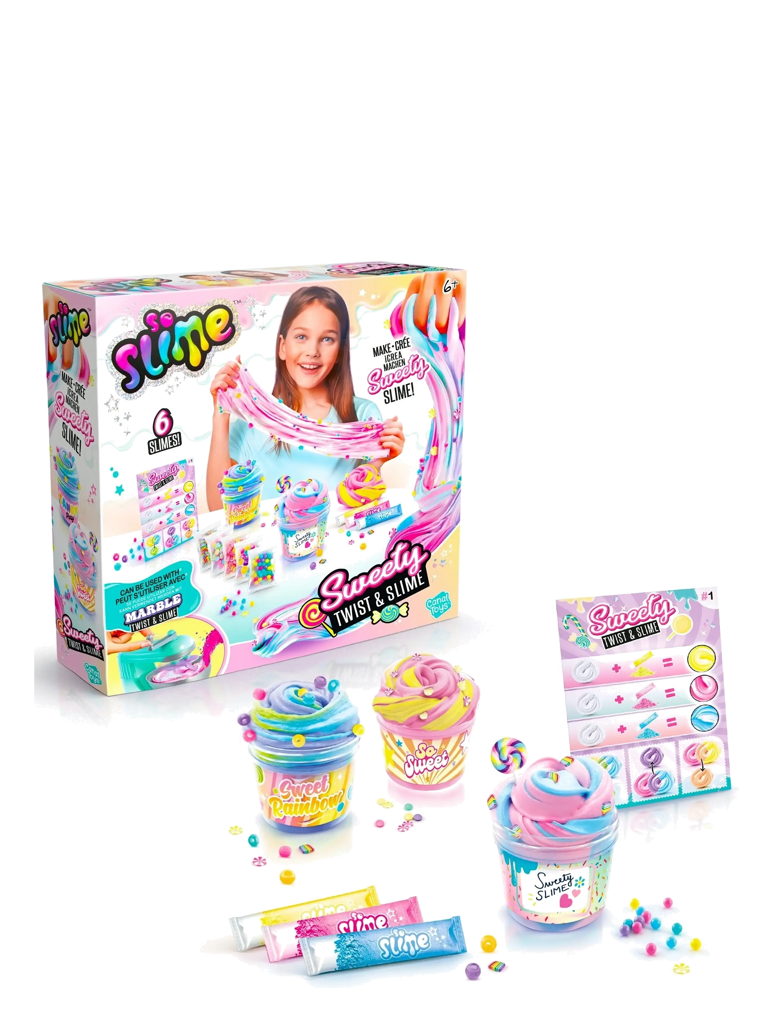 So Slime - SO SLIME Marble Twist and Slime Kit - slajm - multicolor - 2