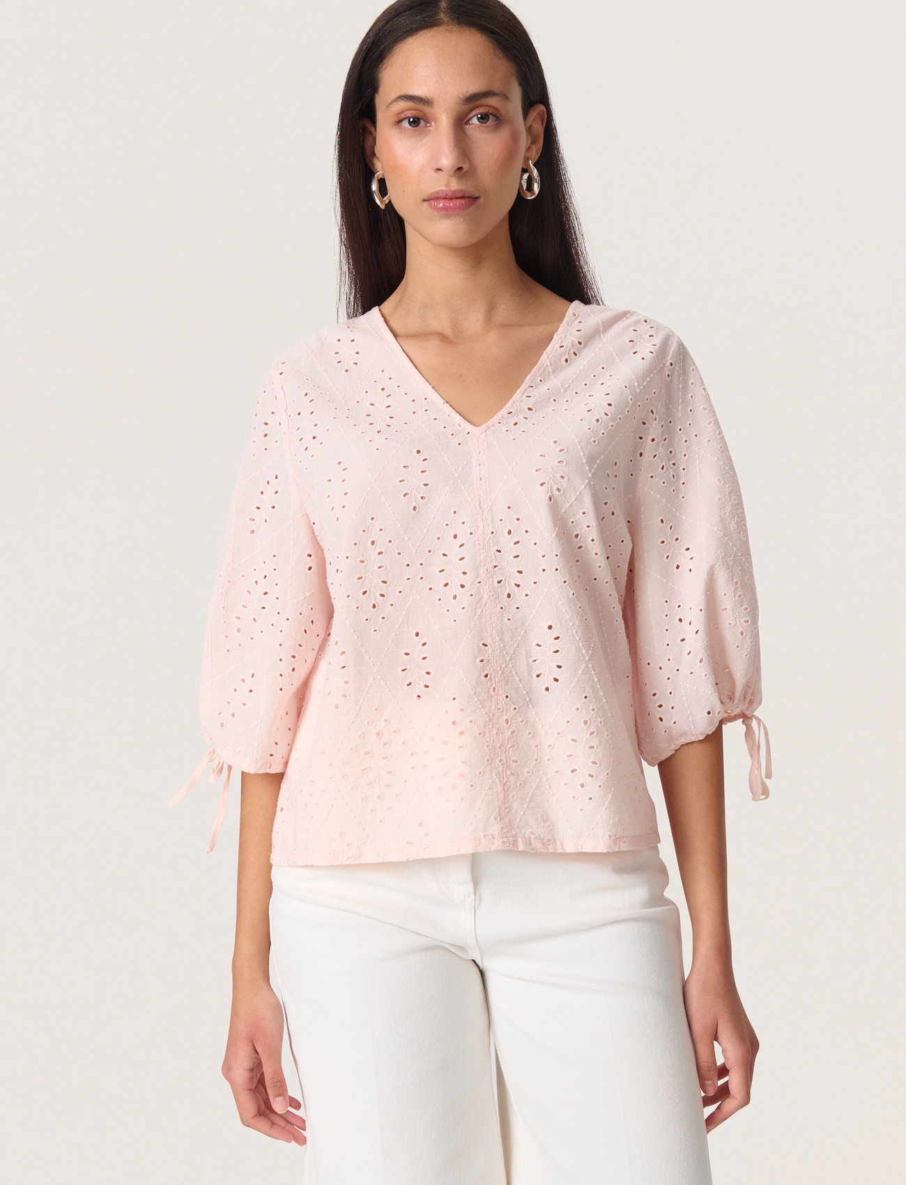 Soaked Sljoella Blouse Ss - Pink - XS