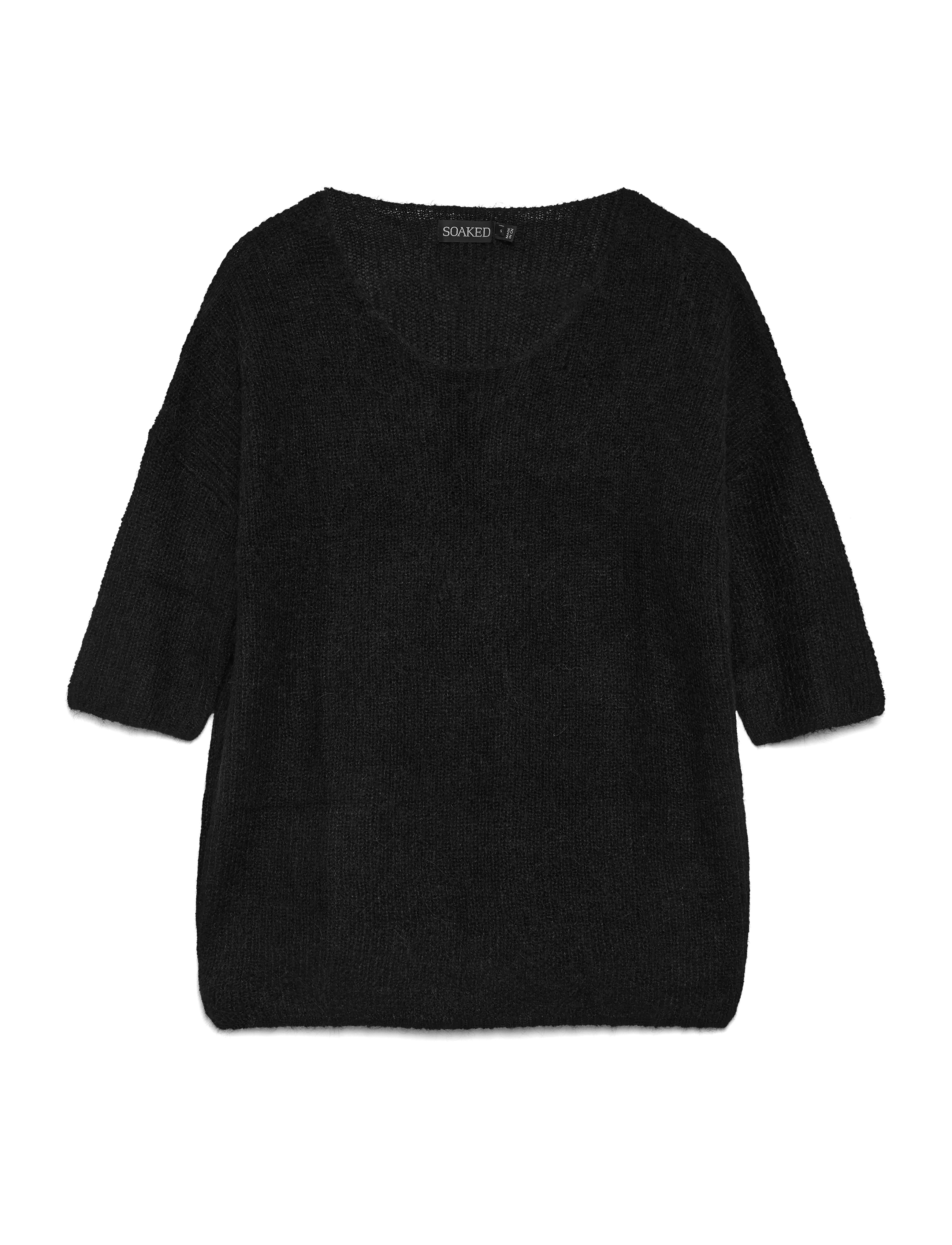Soaked Sltuesday Jumper, XL, Knitwear, Schwarz - Jumpers, Frauen