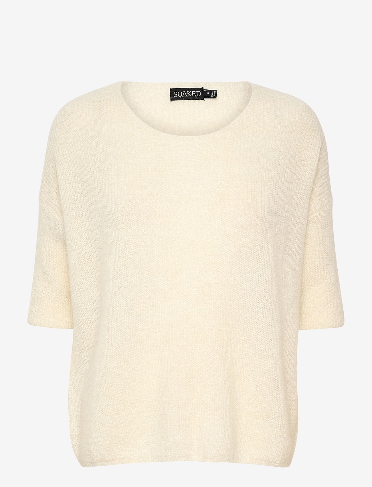 Soaked in Luxury - SLTuesday Jumper - stickade tröjor - whisper white - 1