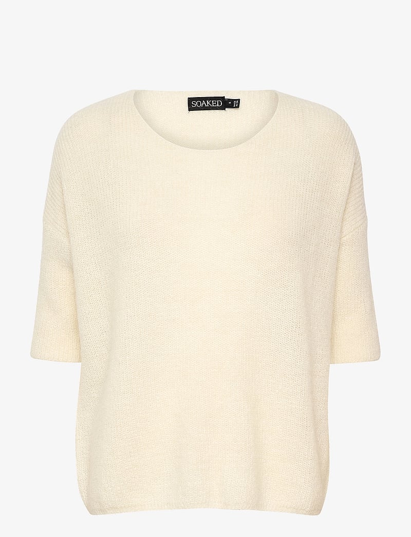 Soaked in Luxury - SLTuesday Jumper - stickade tröjor - whisper white - 1